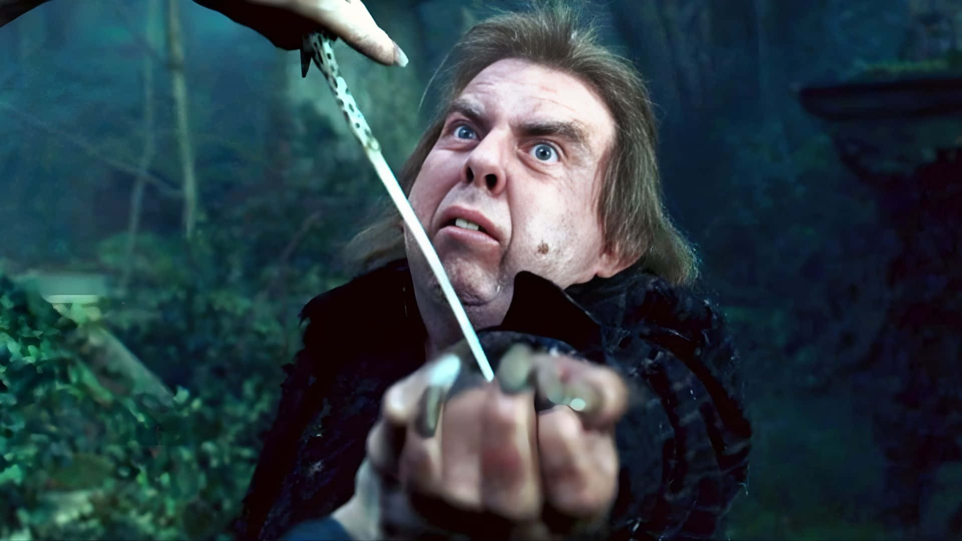 Peter Pettigrew, betrayal scene, dark forest, Full HD Desktop Wallpaper
