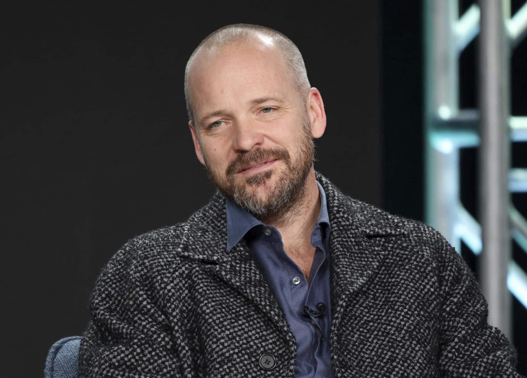 Peter Sarsgaard, bald man, beard, Full HD Desktop Wallpaper