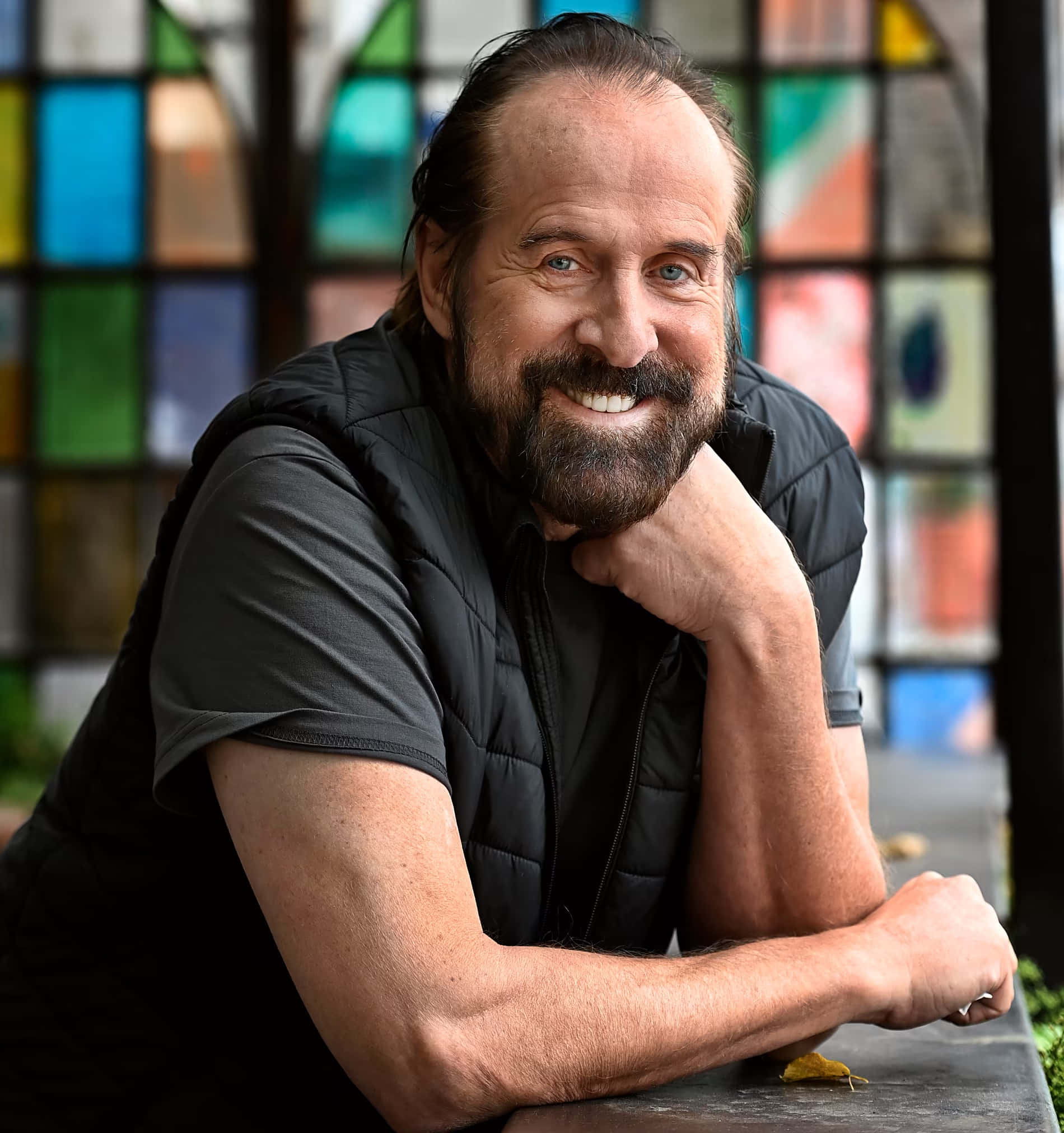 Peter Stormare, bearded man, bright blue eyes, Full HD Phone Wallpaper