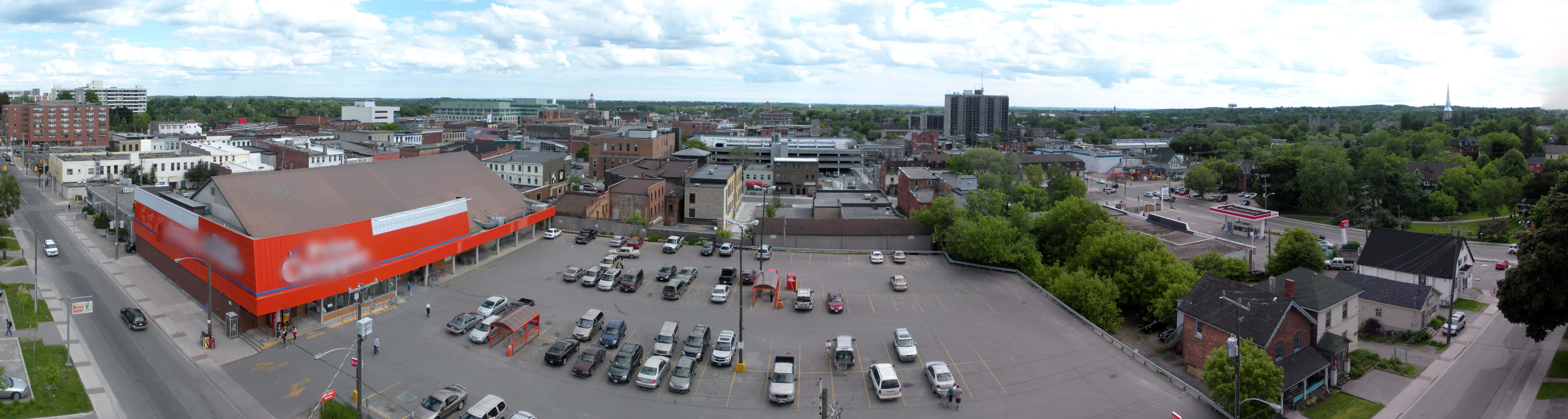 Peterborough, downtown, panorama, 4K Desktop Wallpaper