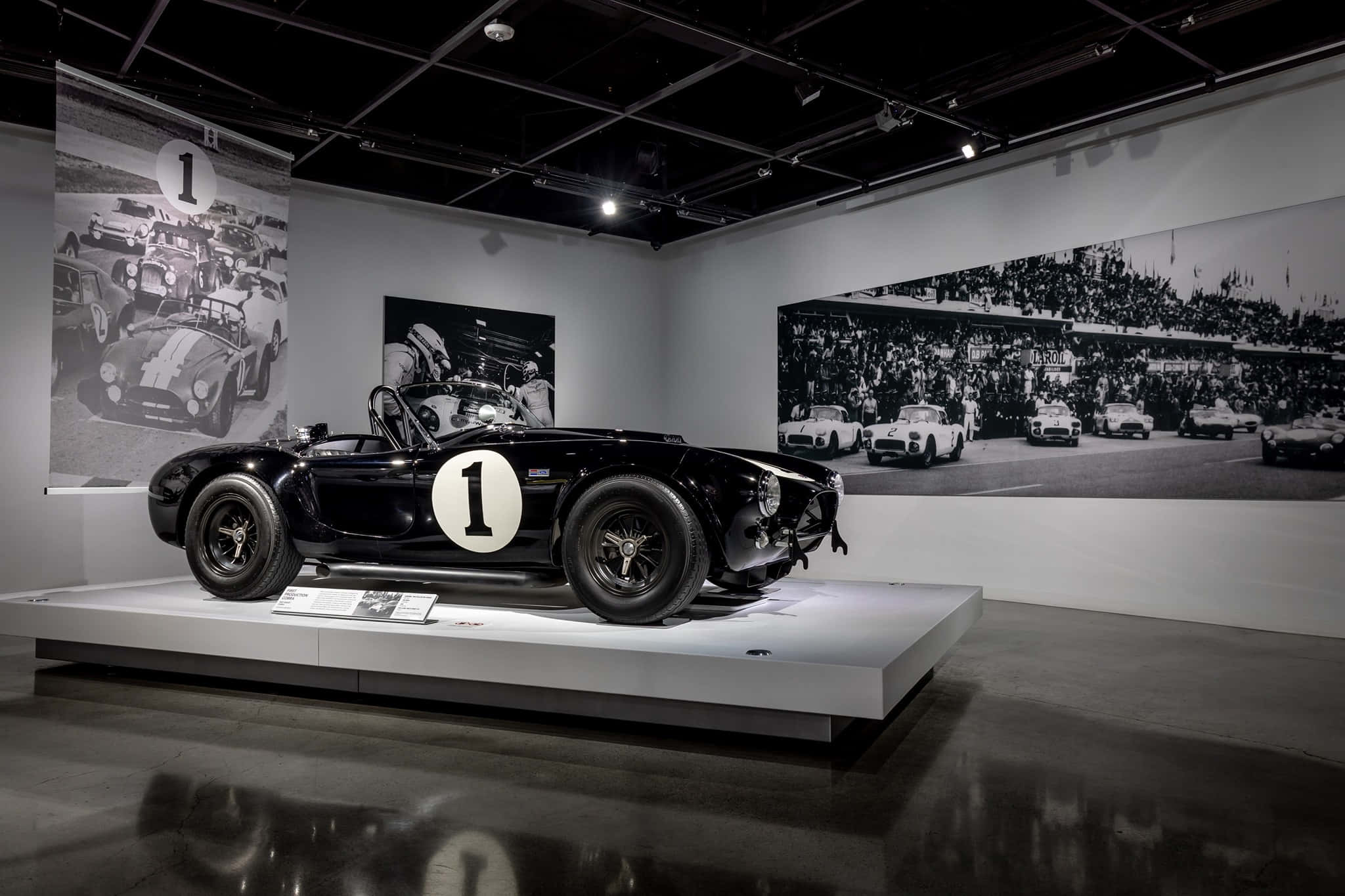 vintage racecar, number one, white pedestal, Full HD Desktop Wallpaper