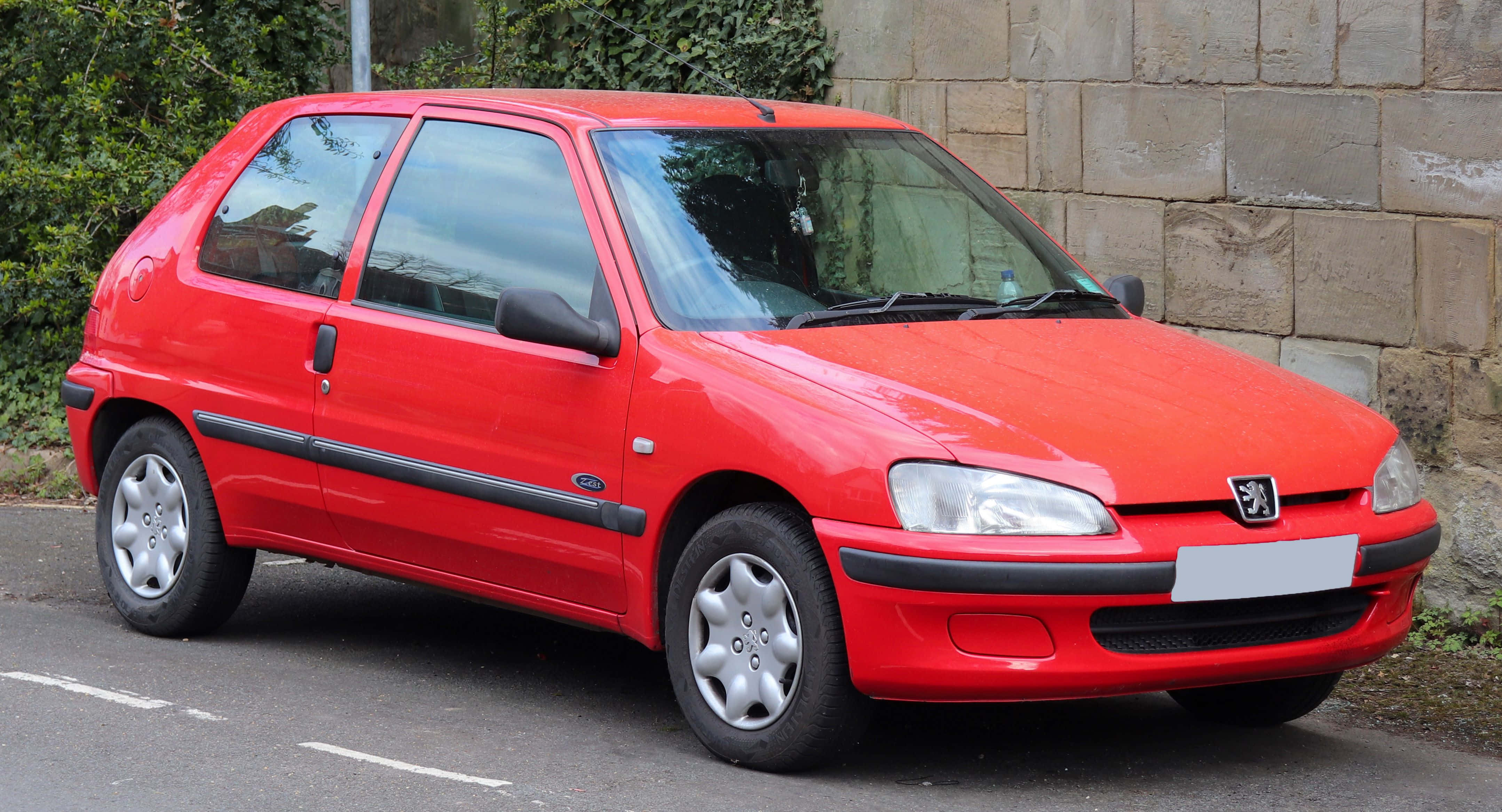 Peugeot 106, red, hatchback, 4K Desktop Wallpaper