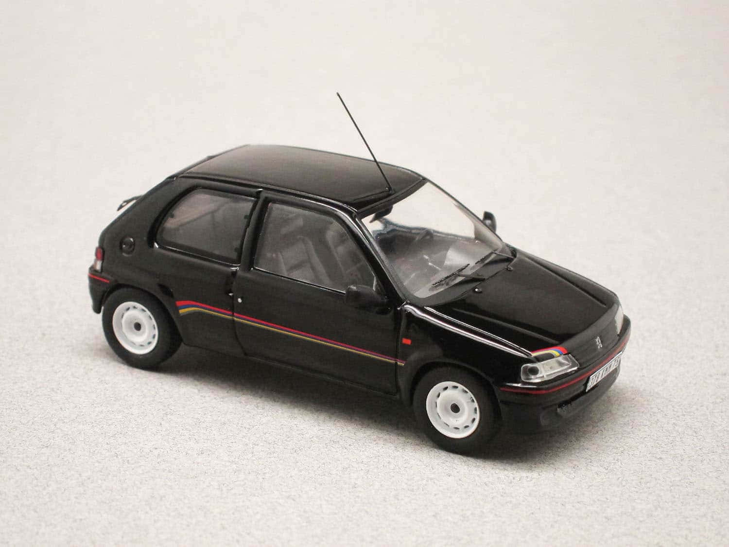 Peugeot 106, black, red trim, HD Desktop Wallpaper
