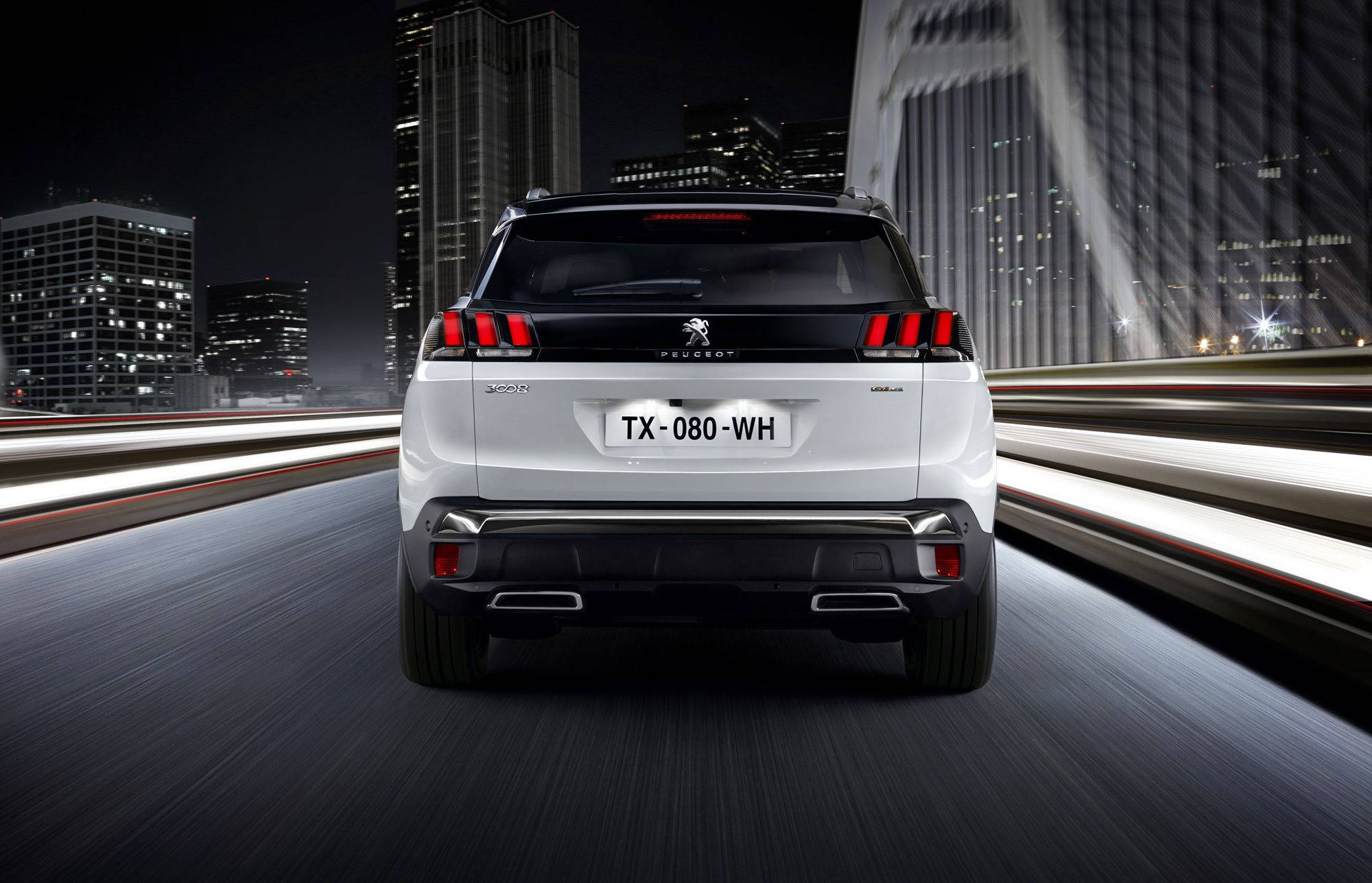 Peugeot 3008, SUV, white, Full HD Desktop Wallpaper