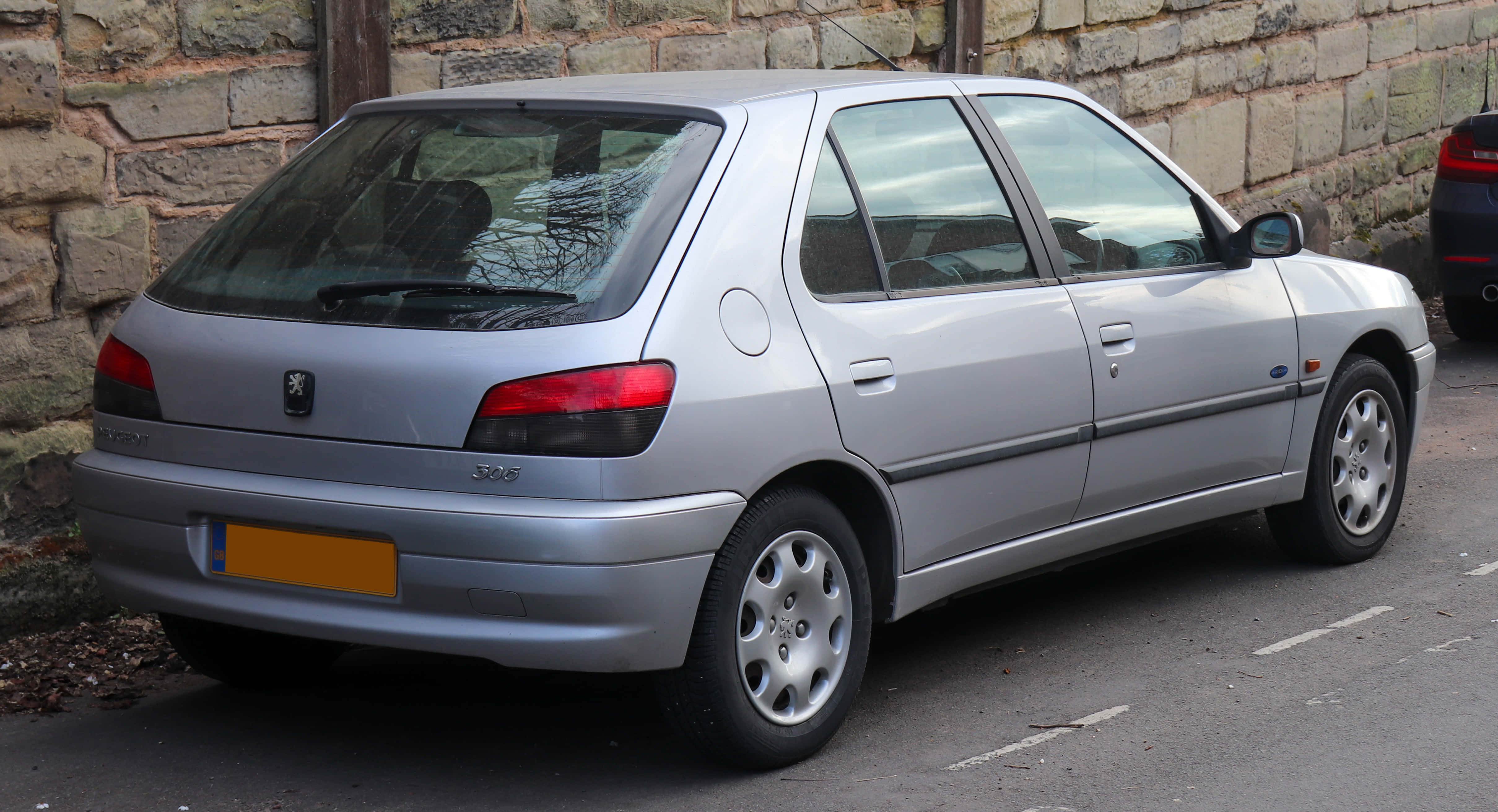Peugeot 306, silver, hatchback, 4K Desktop Wallpaper
