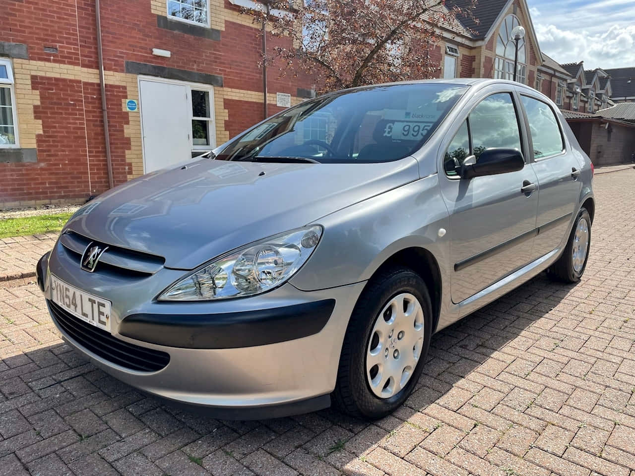Peugeot 307, silver, hatchback, HD Desktop Wallpaper