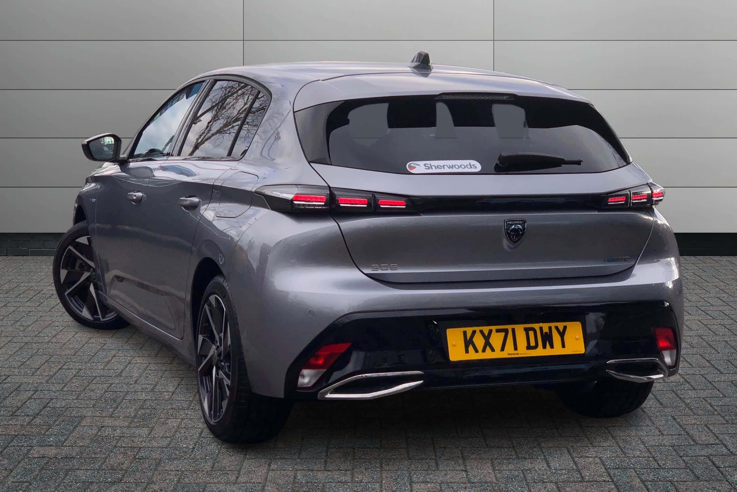 Peugeot 308, silver, hatchback, 2K Desktop Wallpaper