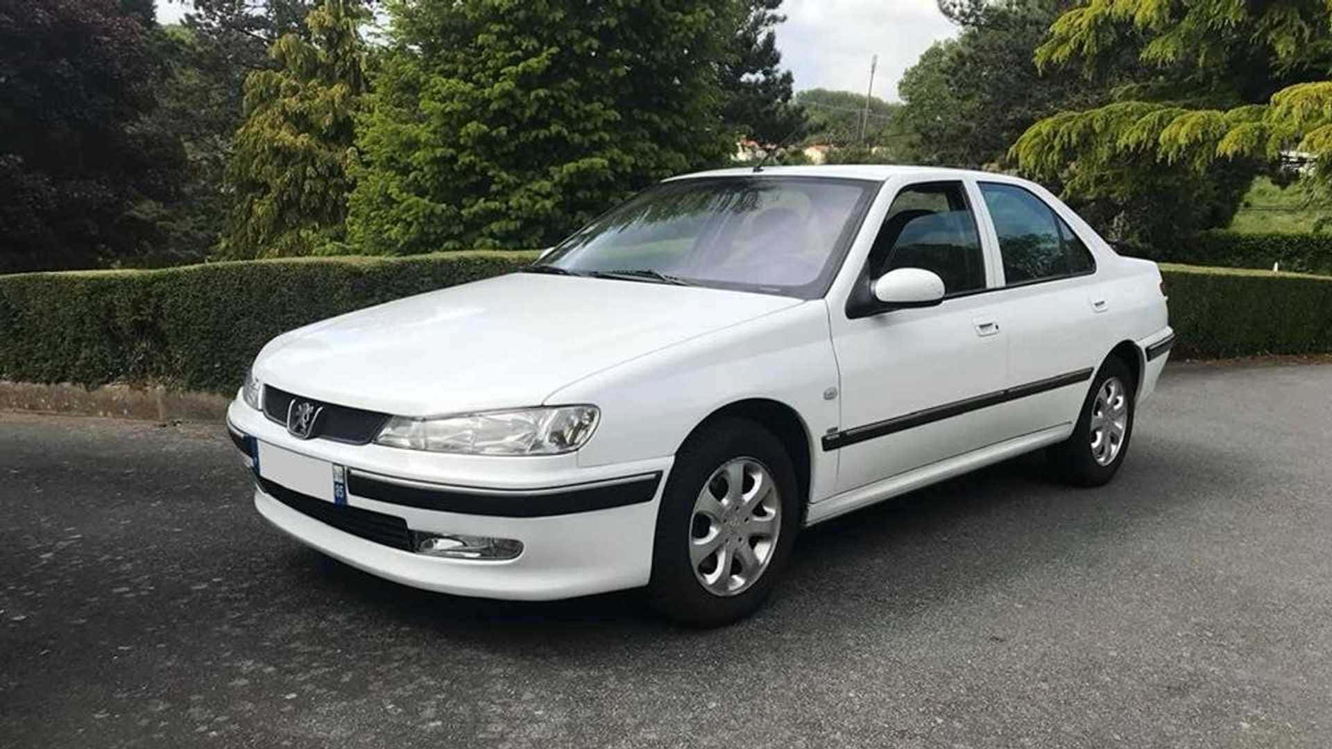 Peugeot 406, white, sedan, Full HD Desktop Wallpaper