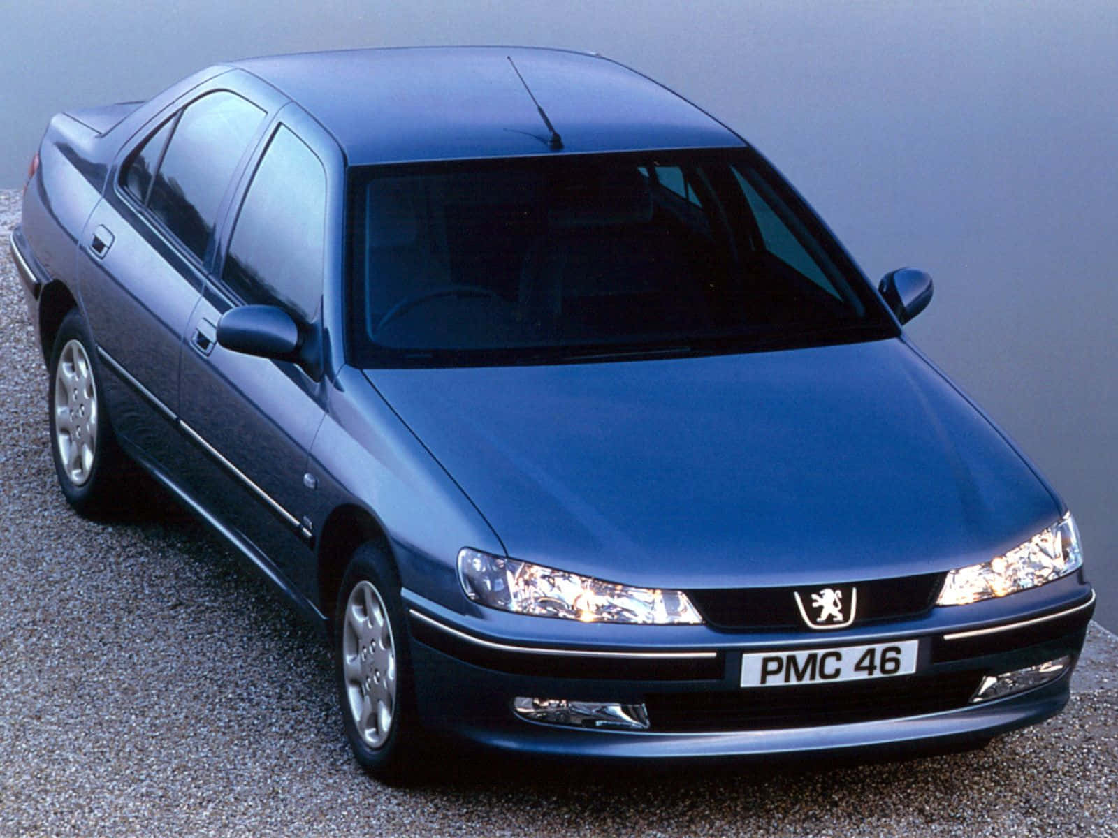 Peugeot 406, blue, sedan, HD Desktop Wallpaper