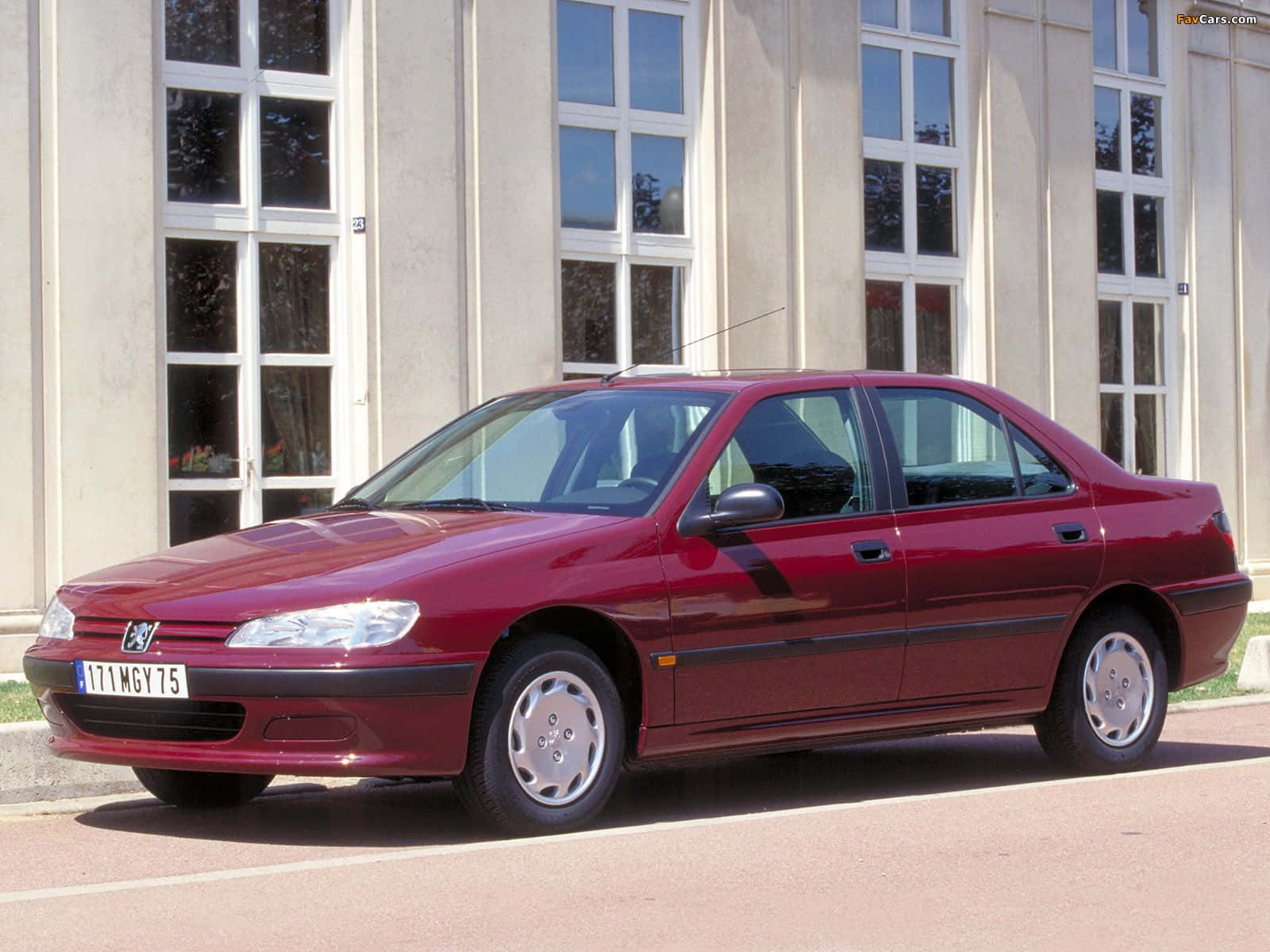 Peugeot 406, maroon, glossy, HD Desktop Wallpaper