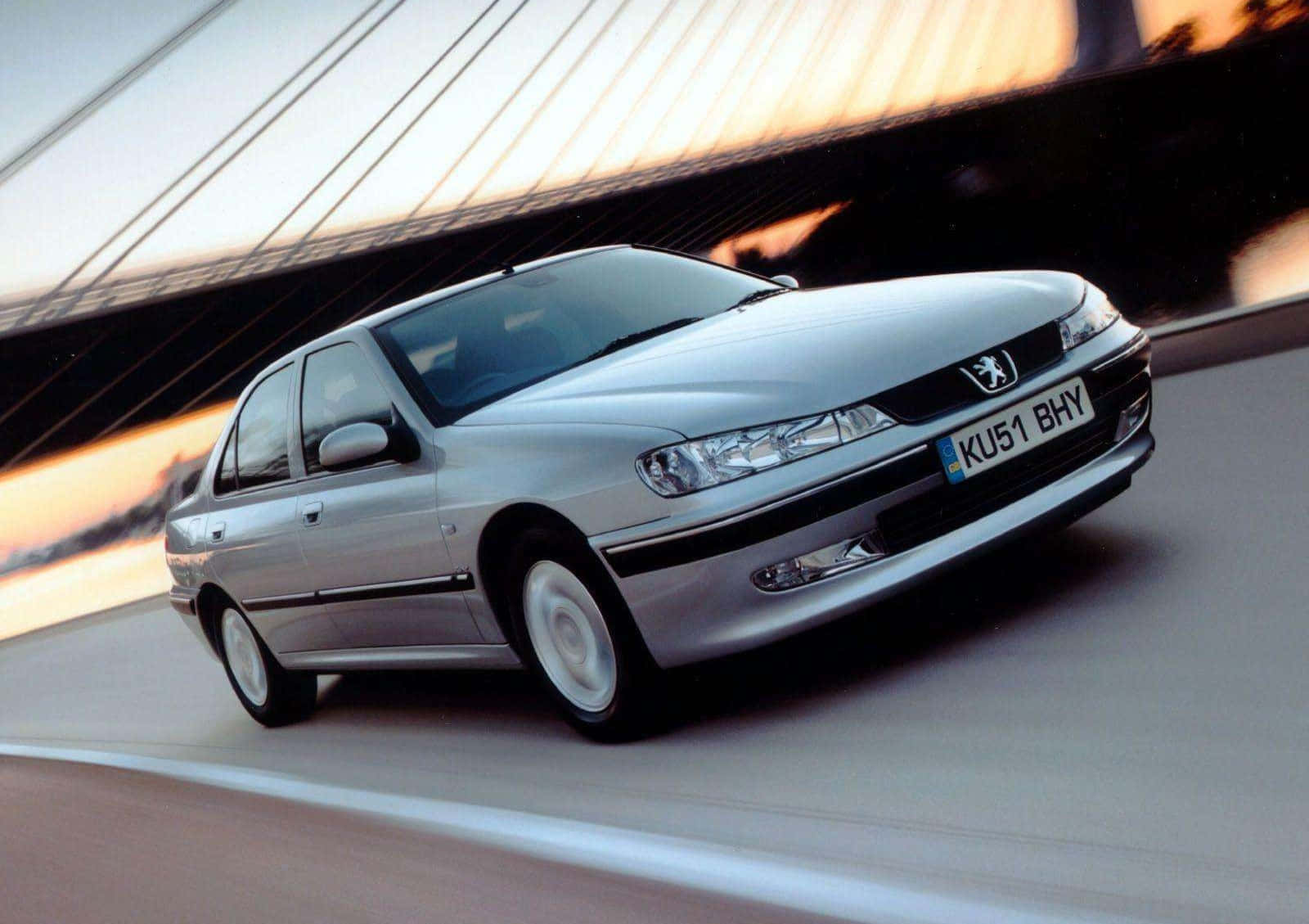 Peugeot 406, silver, sedan, HD Desktop Wallpaper