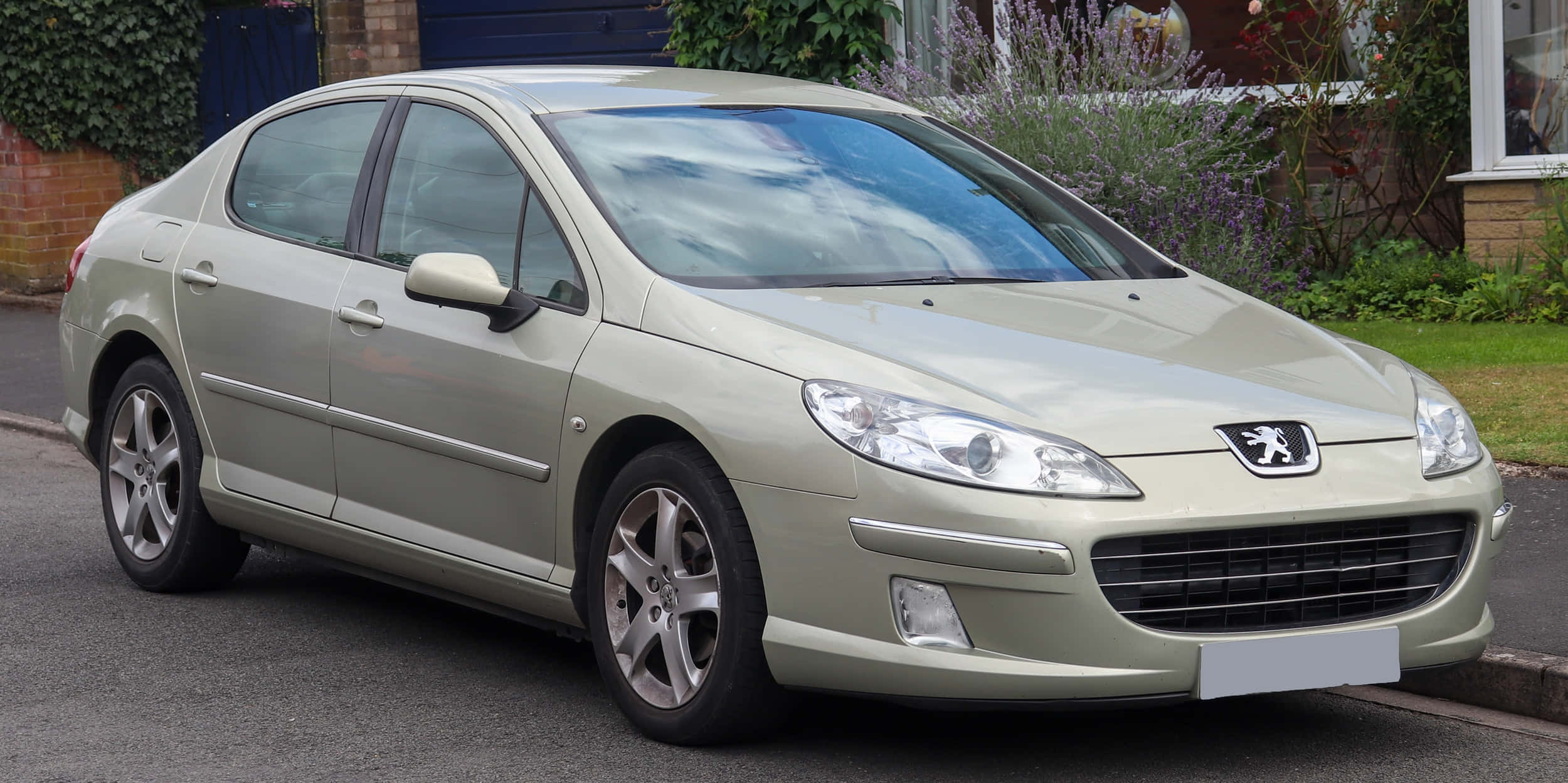 Peugeot 407, beige, sedan, Full HD Desktop Wallpaper