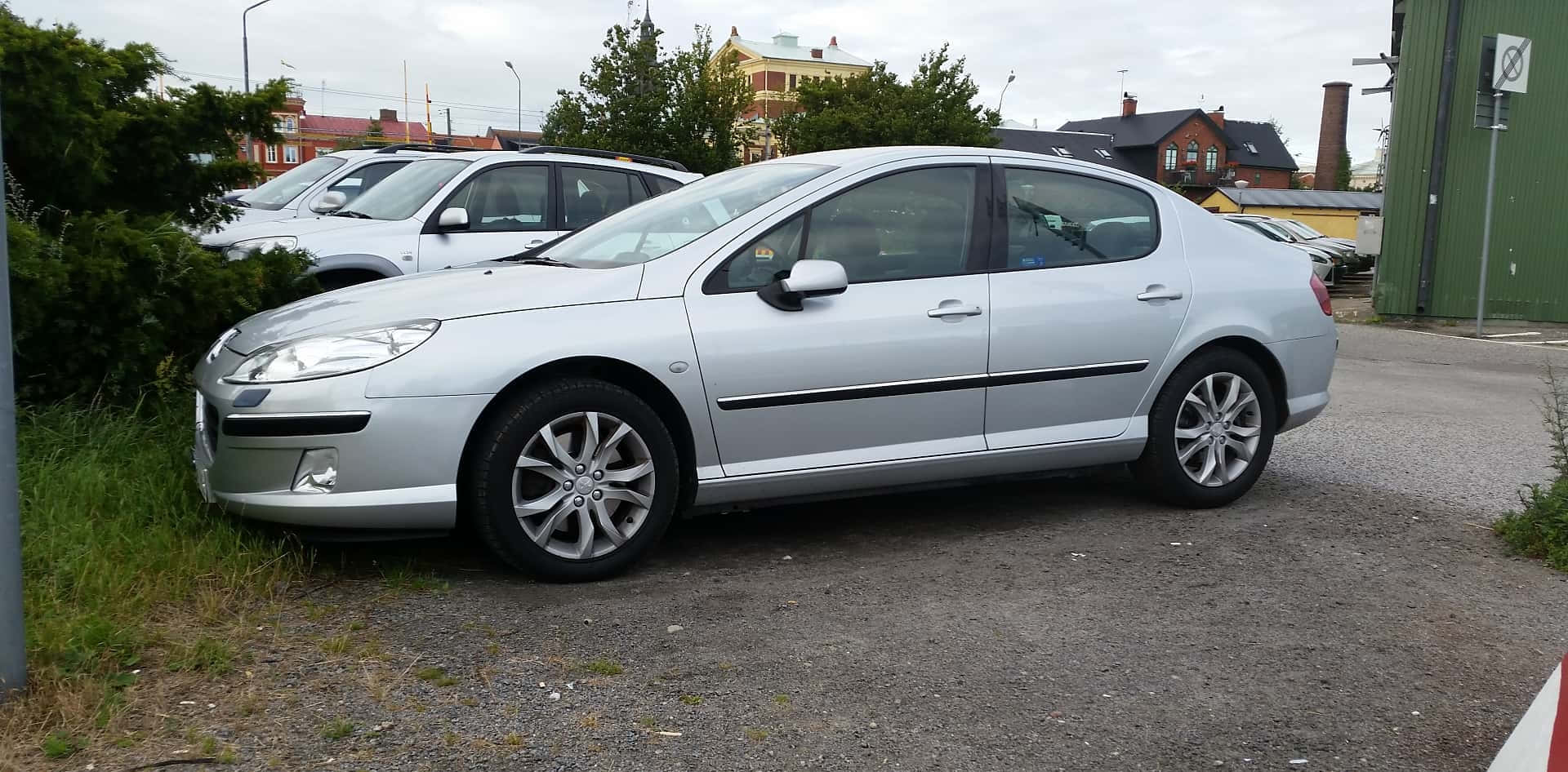 Peugeot 407, silver, sedan, Full HD Desktop Wallpaper