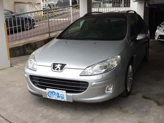 Peugeot 407, silver, station wagon, SD Desktop Wallpaper