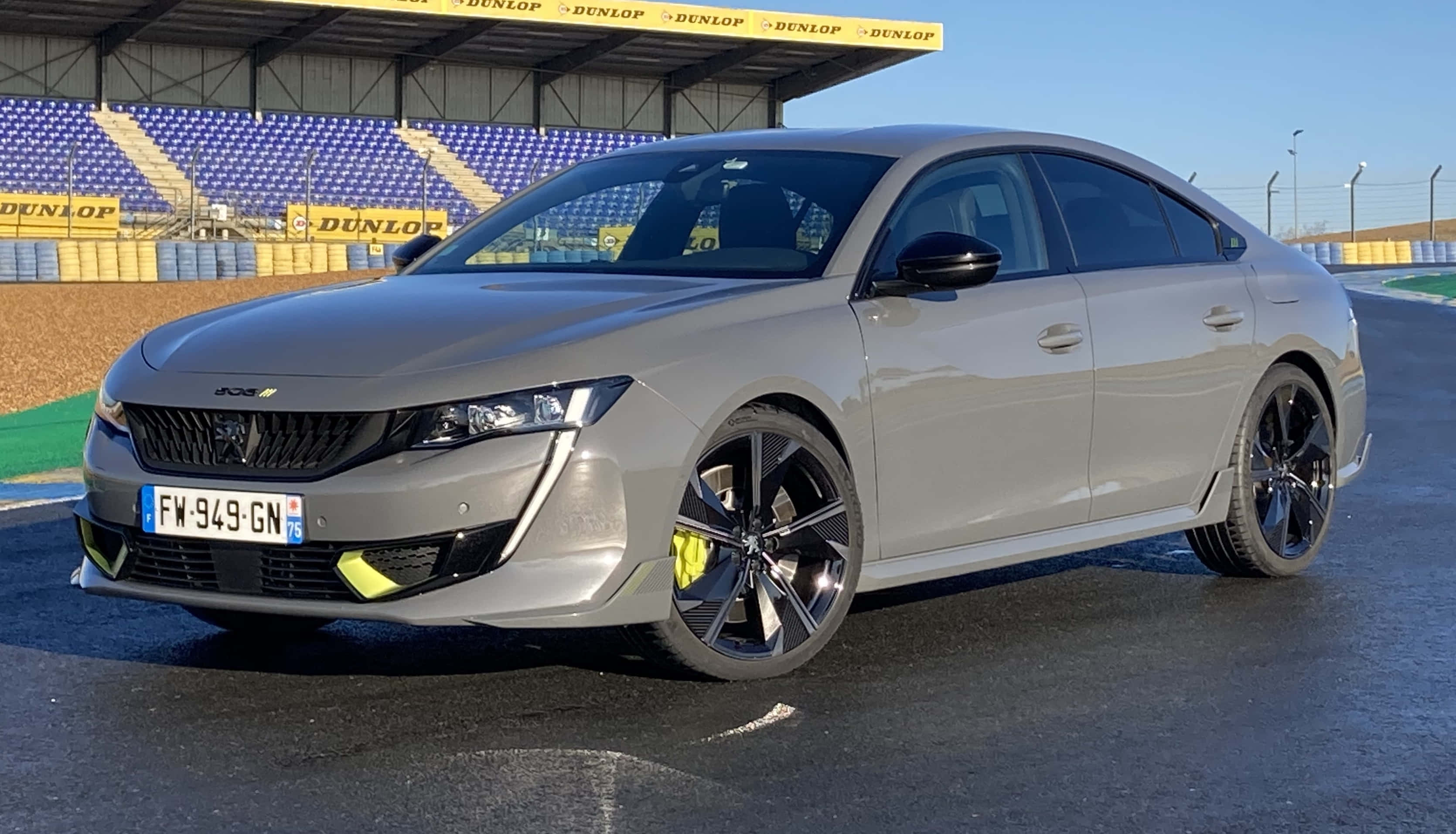 Peugeot 508, silver, black rims, 2K Desktop Wallpaper