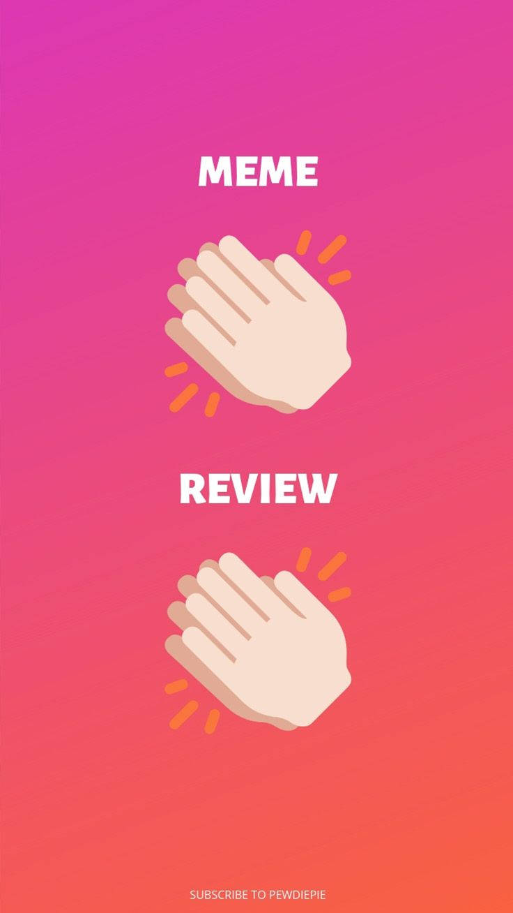 Pewdiepie, meme review, orange sparkles, HD Phone Wallpaper