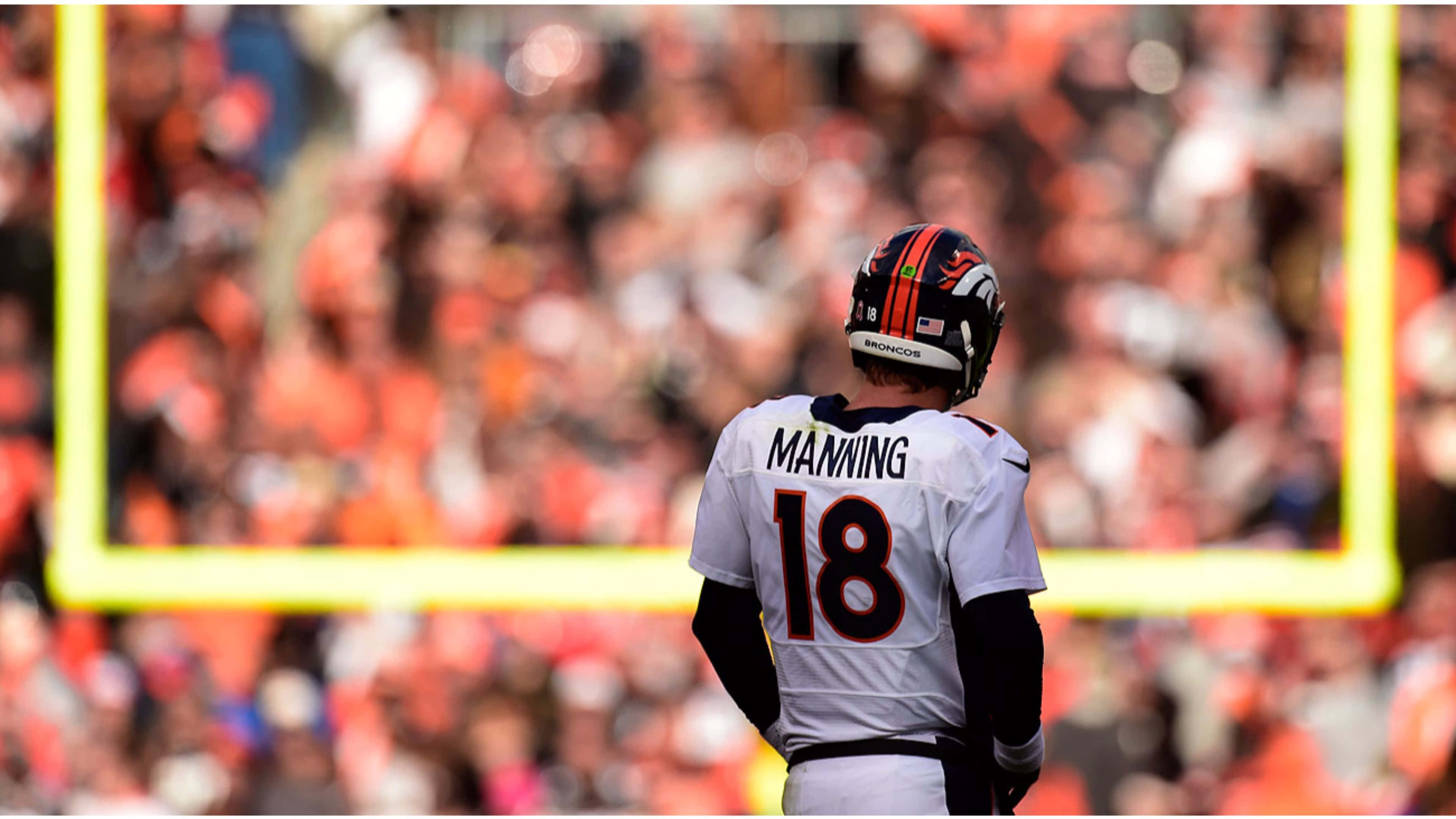 Peyton Manning, number 18, white jersey, 4K Desktop Wallpaper