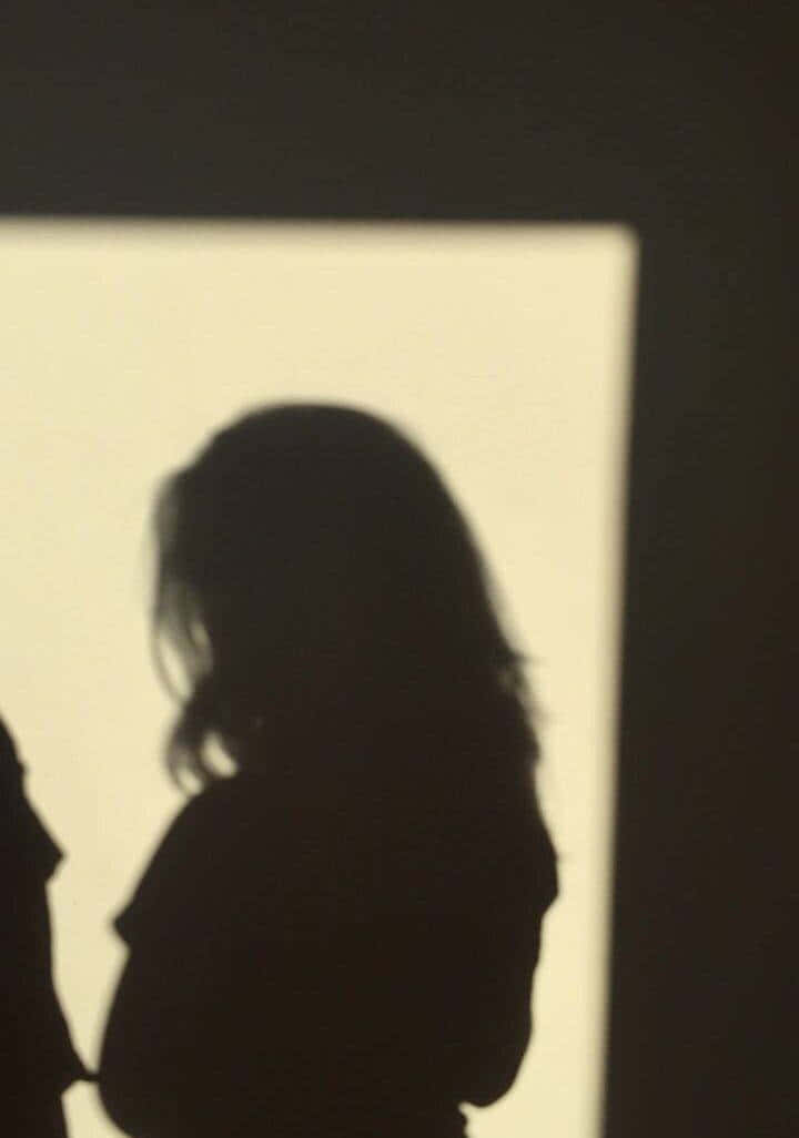 shadow, silhouette, person, SD Phone Wallpaper
