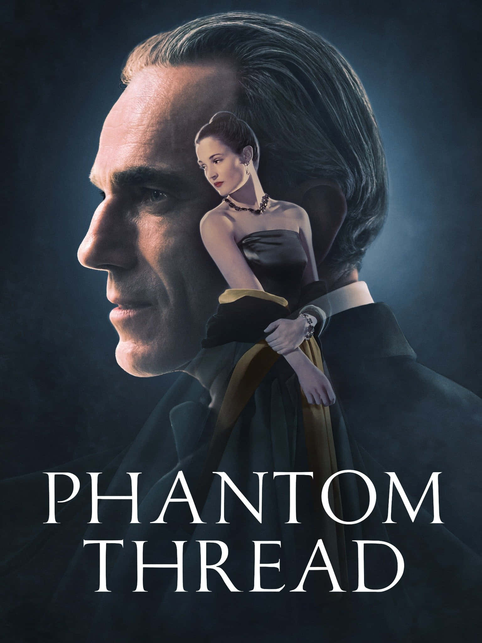 Phantom Thread, movie poster, dark suit, Full HD Phone Wallpaper