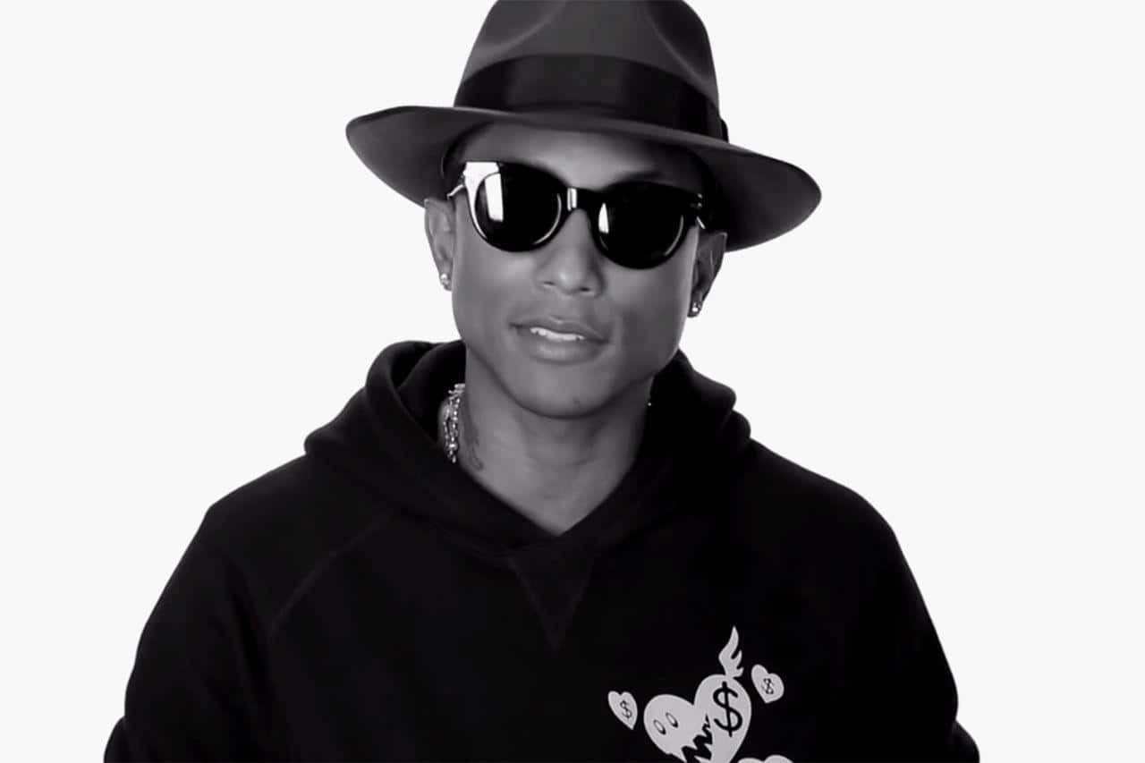Pharrell Williams, fedora, sunglasses, HD Desktop Wallpaper
