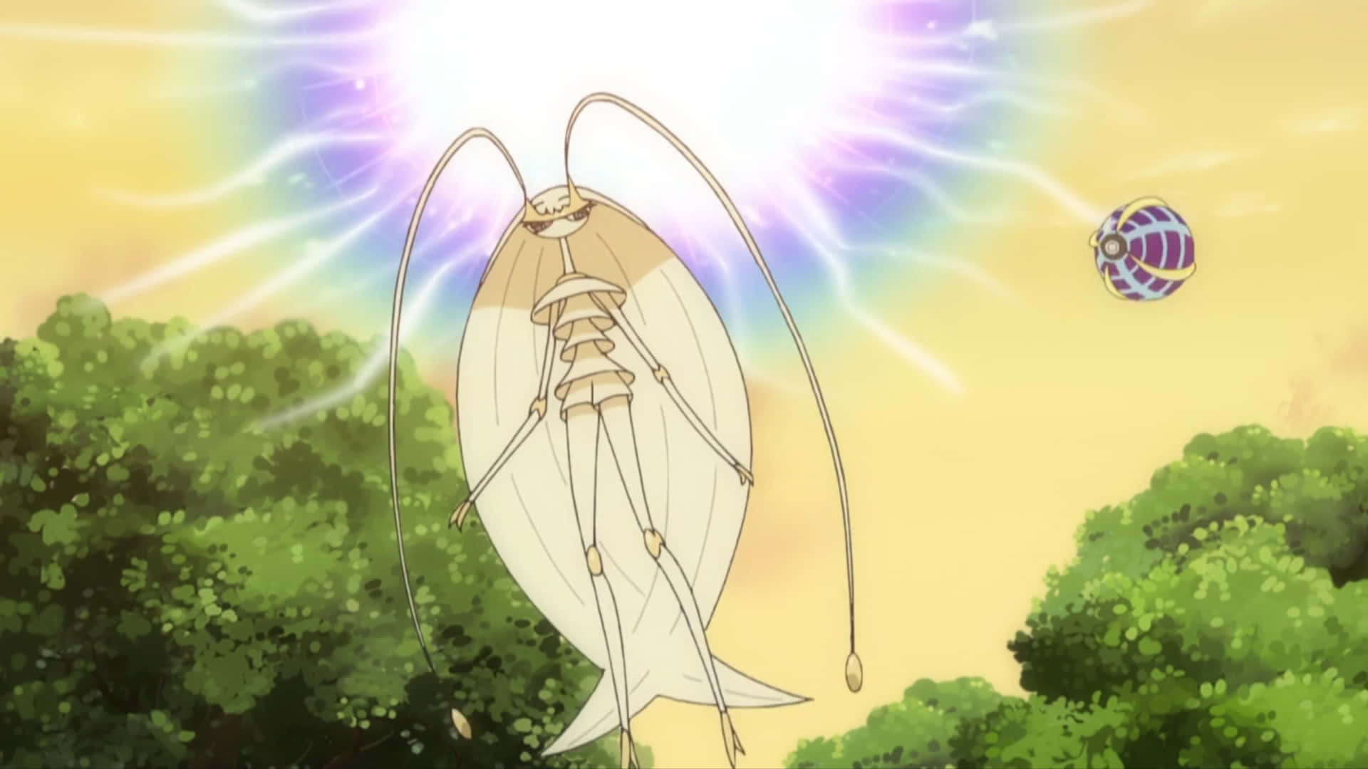 Pheromosa, beast ball, giant anime cockroach, Full HD Desktop Wallpaper
