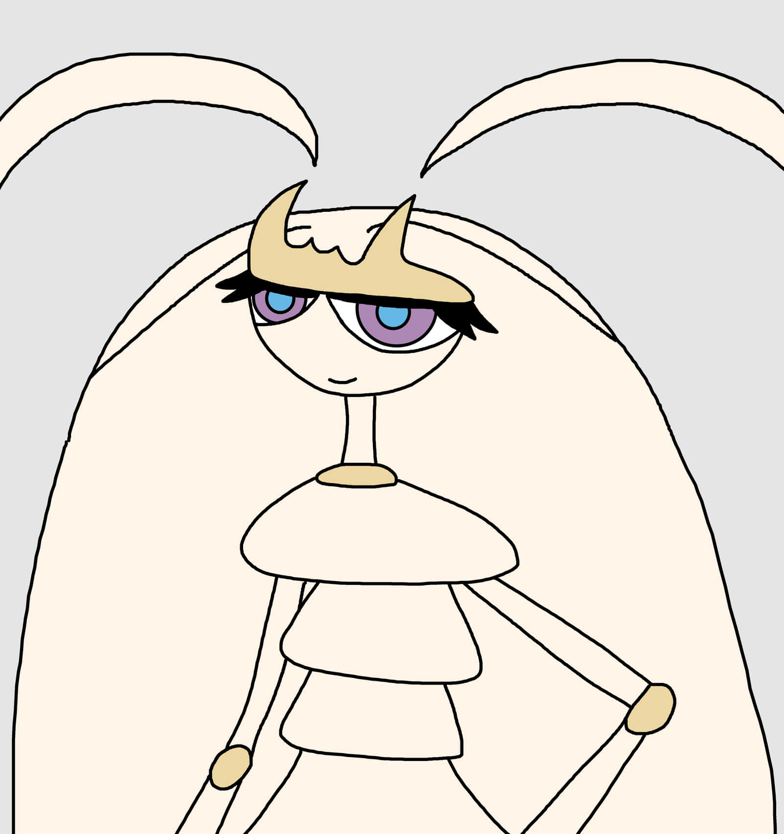 Pheromosa, anime character, long white hair, HD Phone Wallpaper