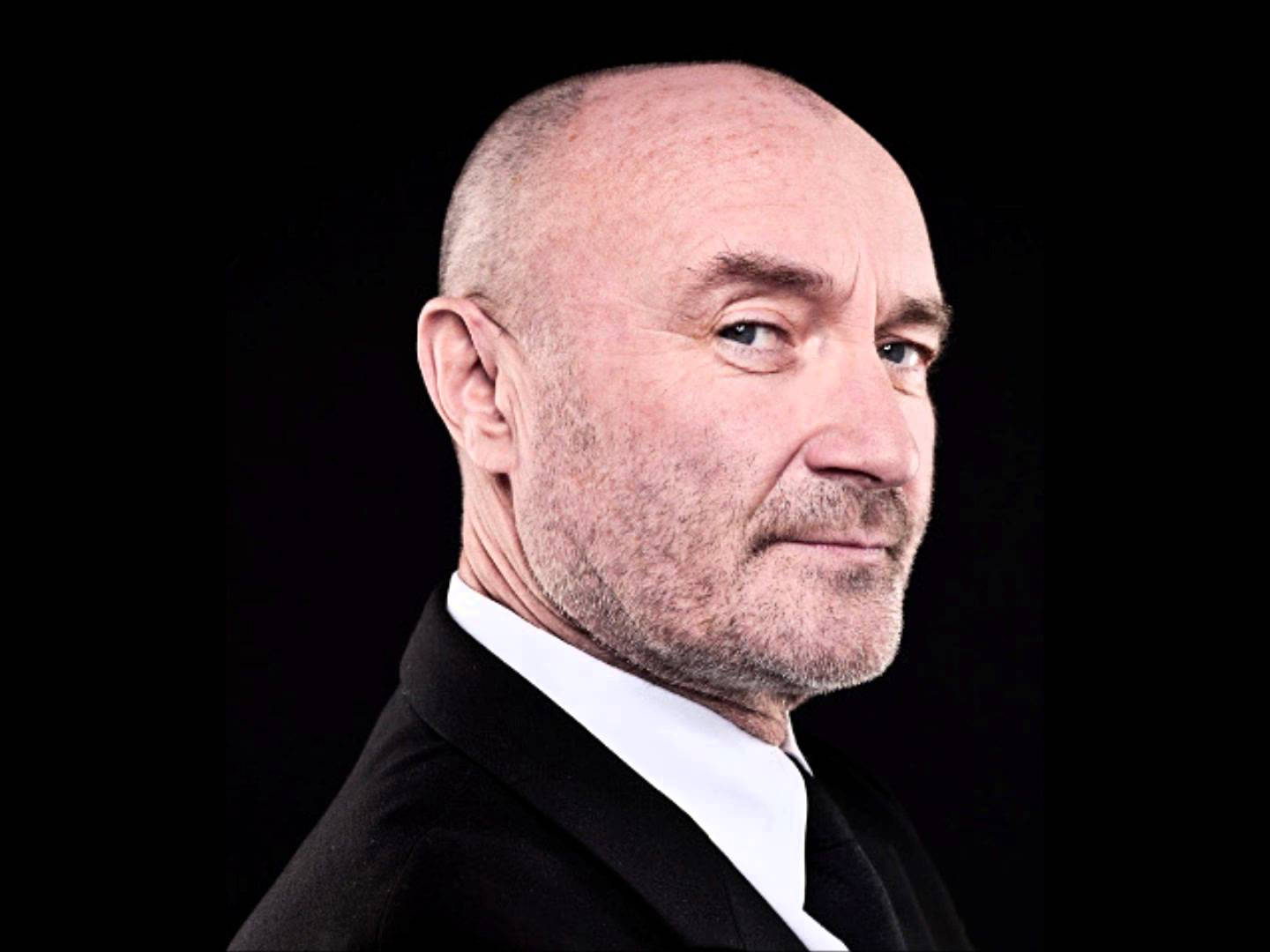 Phil Collins, black tuxedo, bald man, HD Desktop Wallpaper