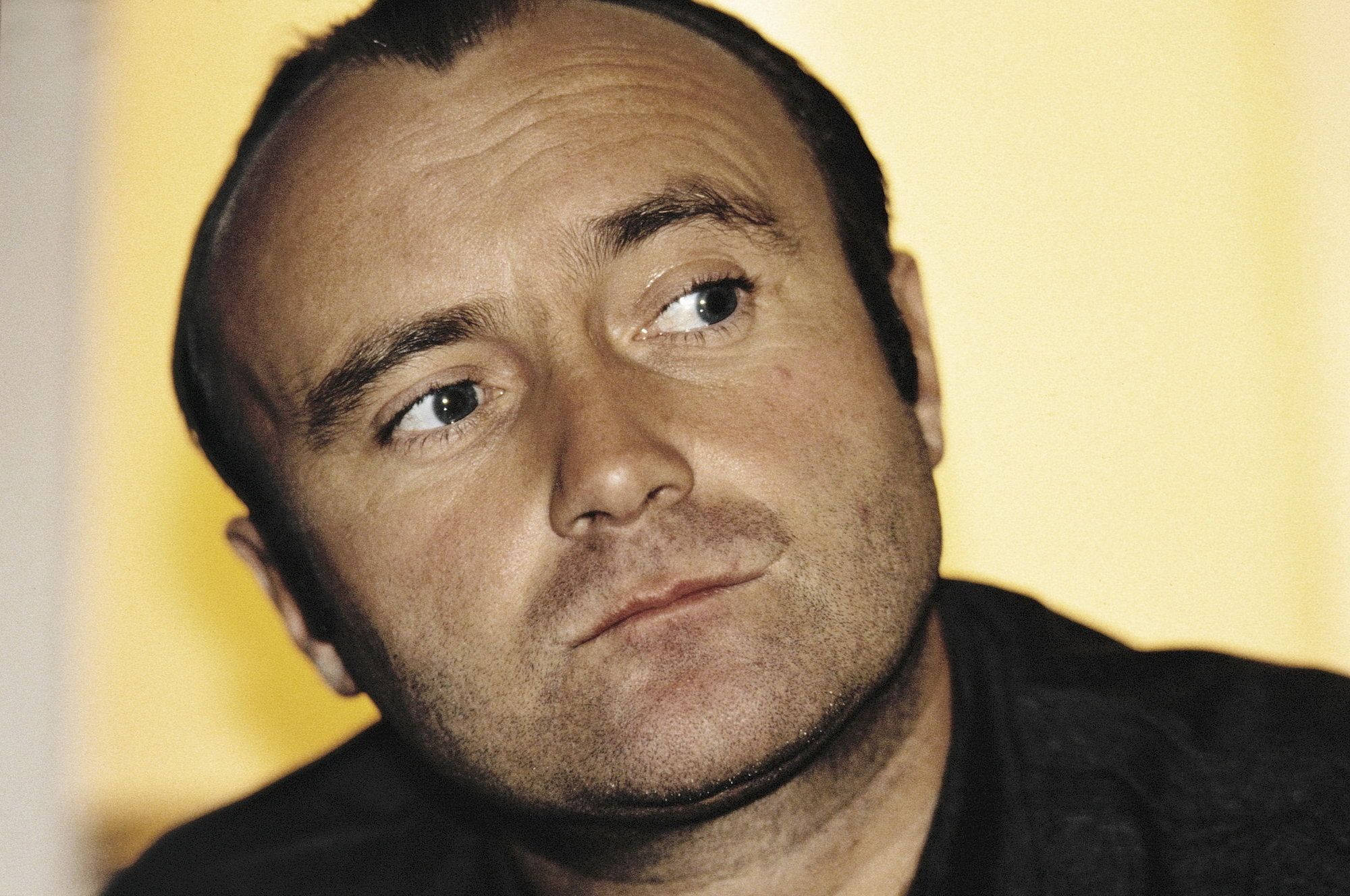 Phil Collins, intense gaze, upward, Full HD Desktop Wallpaper