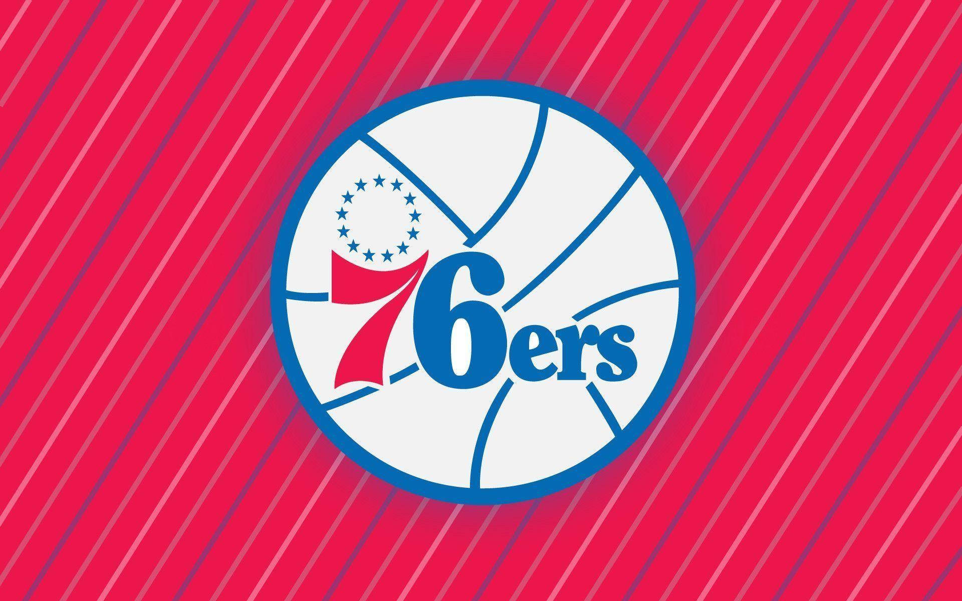 Philadelphia 76ers, red, logo, Full HD Desktop Wallpaper