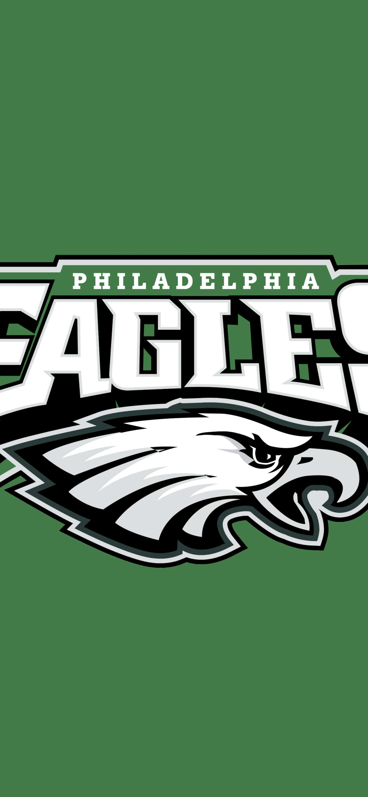 Philadelphia Eagles, iPhone, white, 2K Phone Wallpaper