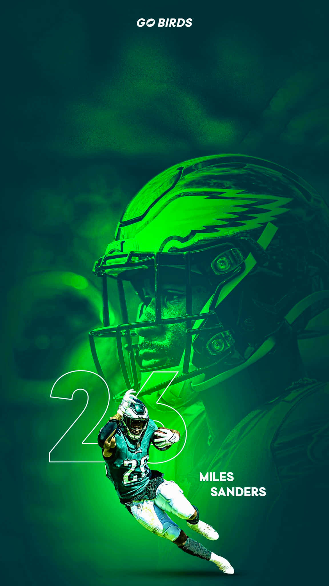 Philadelphia Eagles, iPhone, green-tinted, Full HD Phone Wallpaper