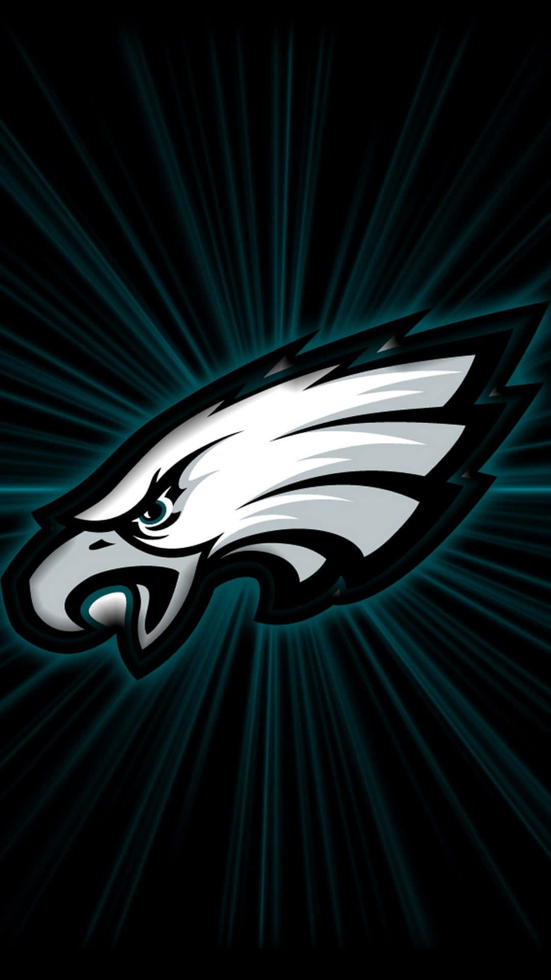 Philadelphia Eagles, iPhone, electric blue, Full HD Phone Wallpaper