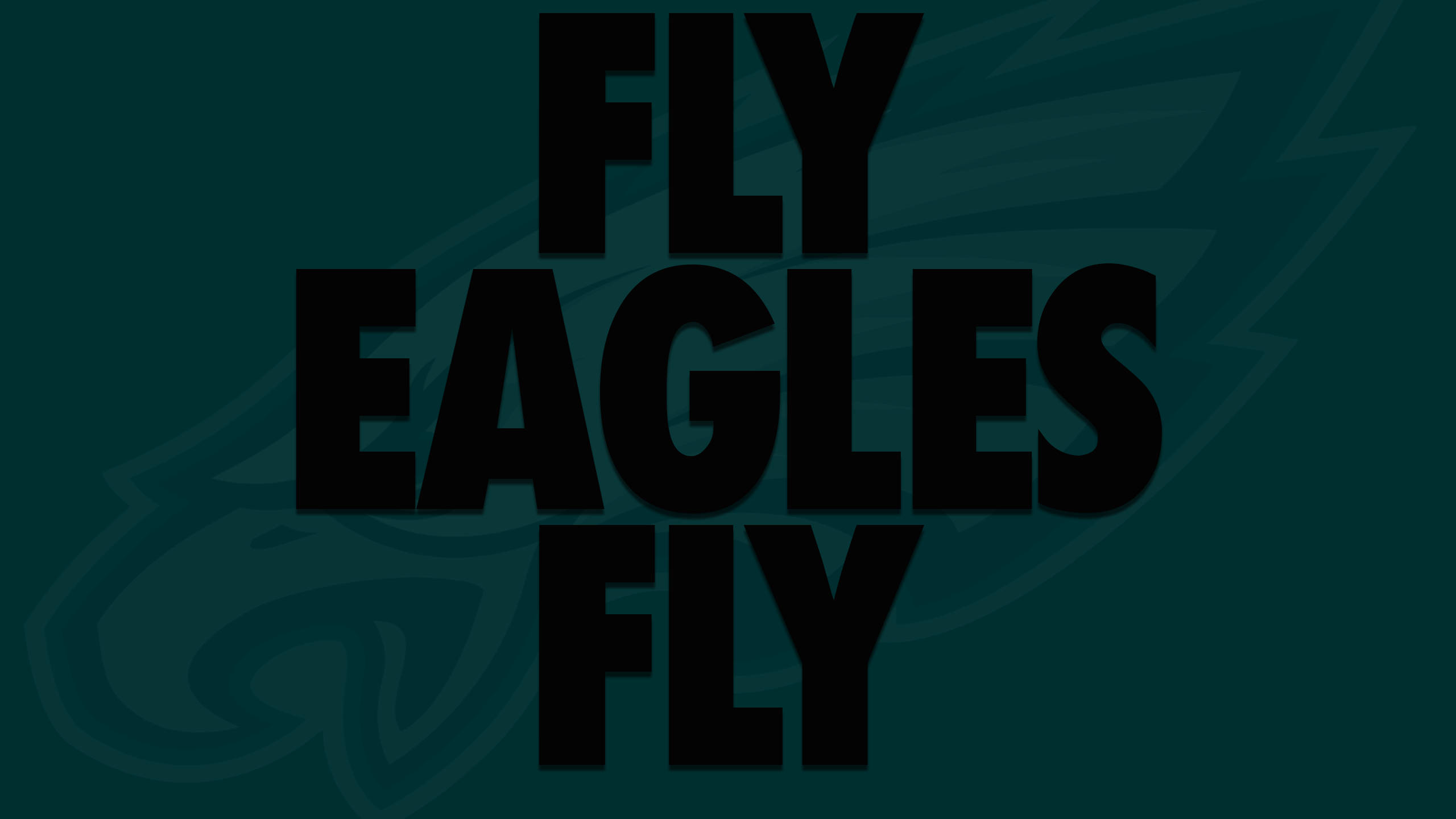 Philadelphia Eagles, fly eagles fly, faded eagle logo, 2K Desktop Wallpaper