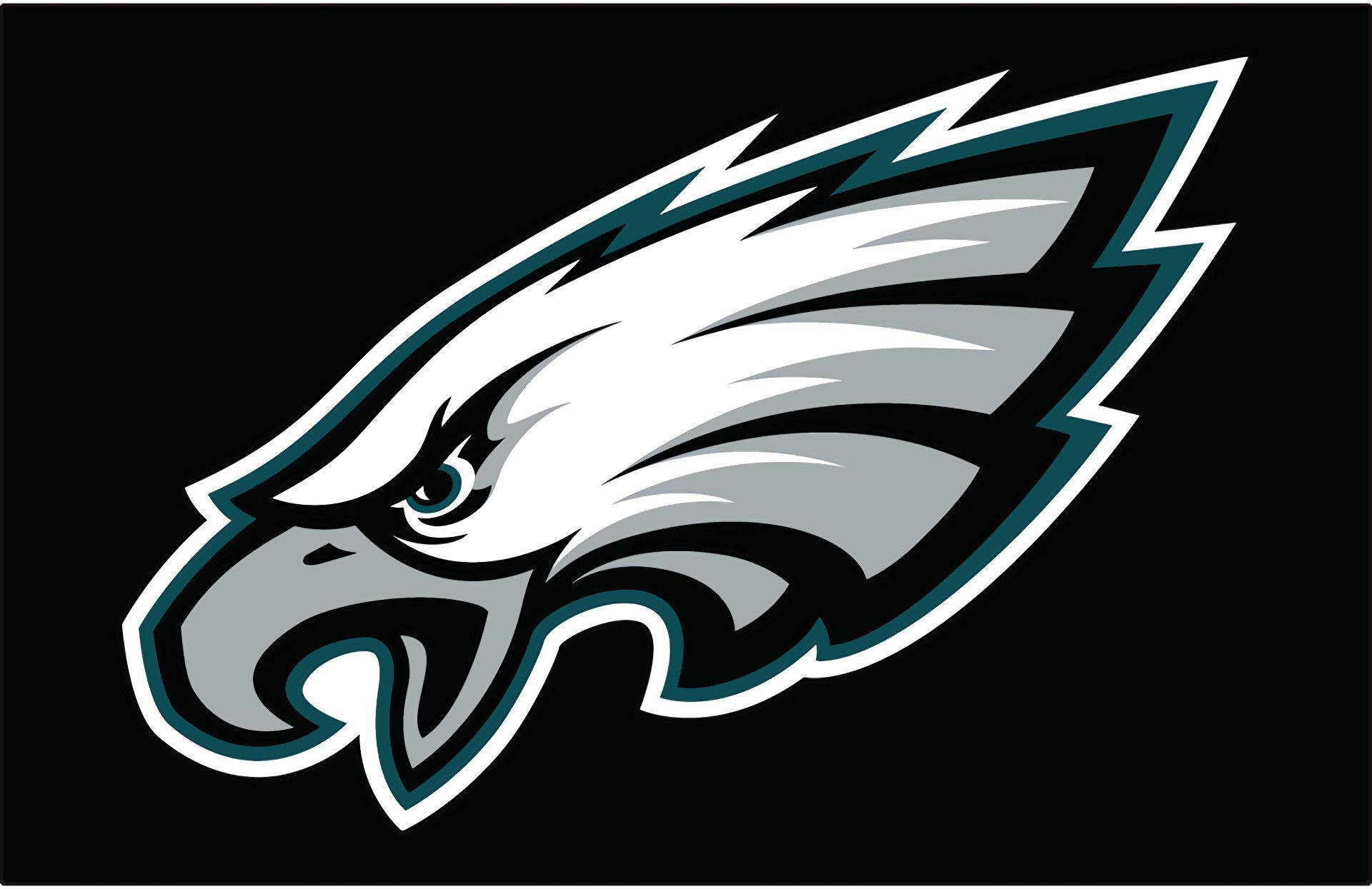 Philadelphia Eagles, white gray, teal, Full HD Desktop Wallpaper