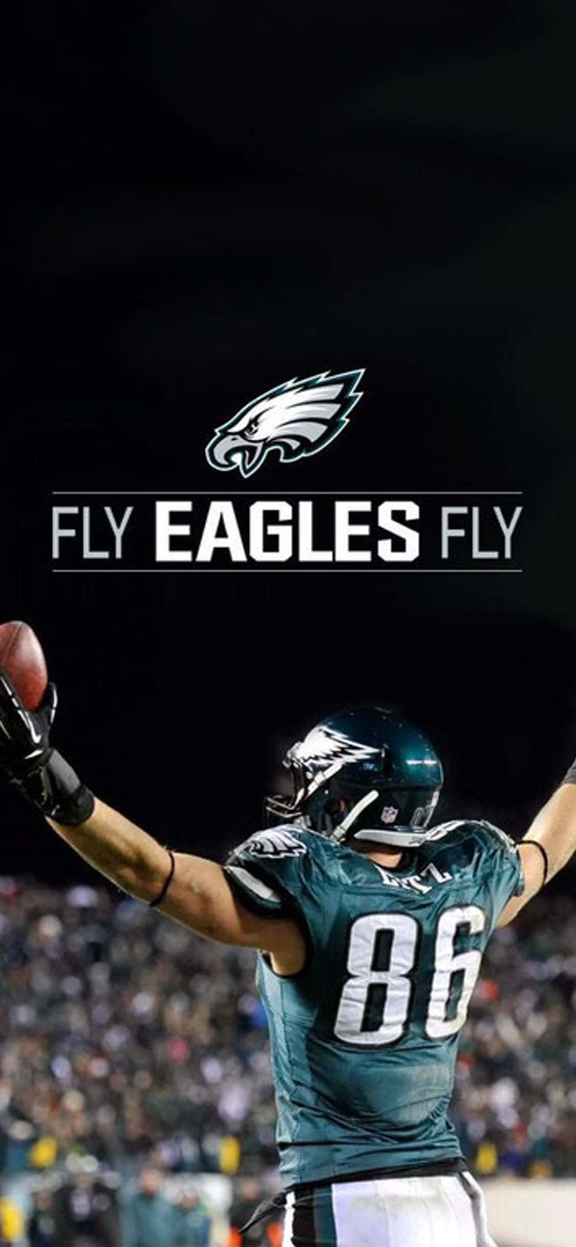 Philadelphia Eagles, teal jersey, number 86, Full HD Phone Wallpaper