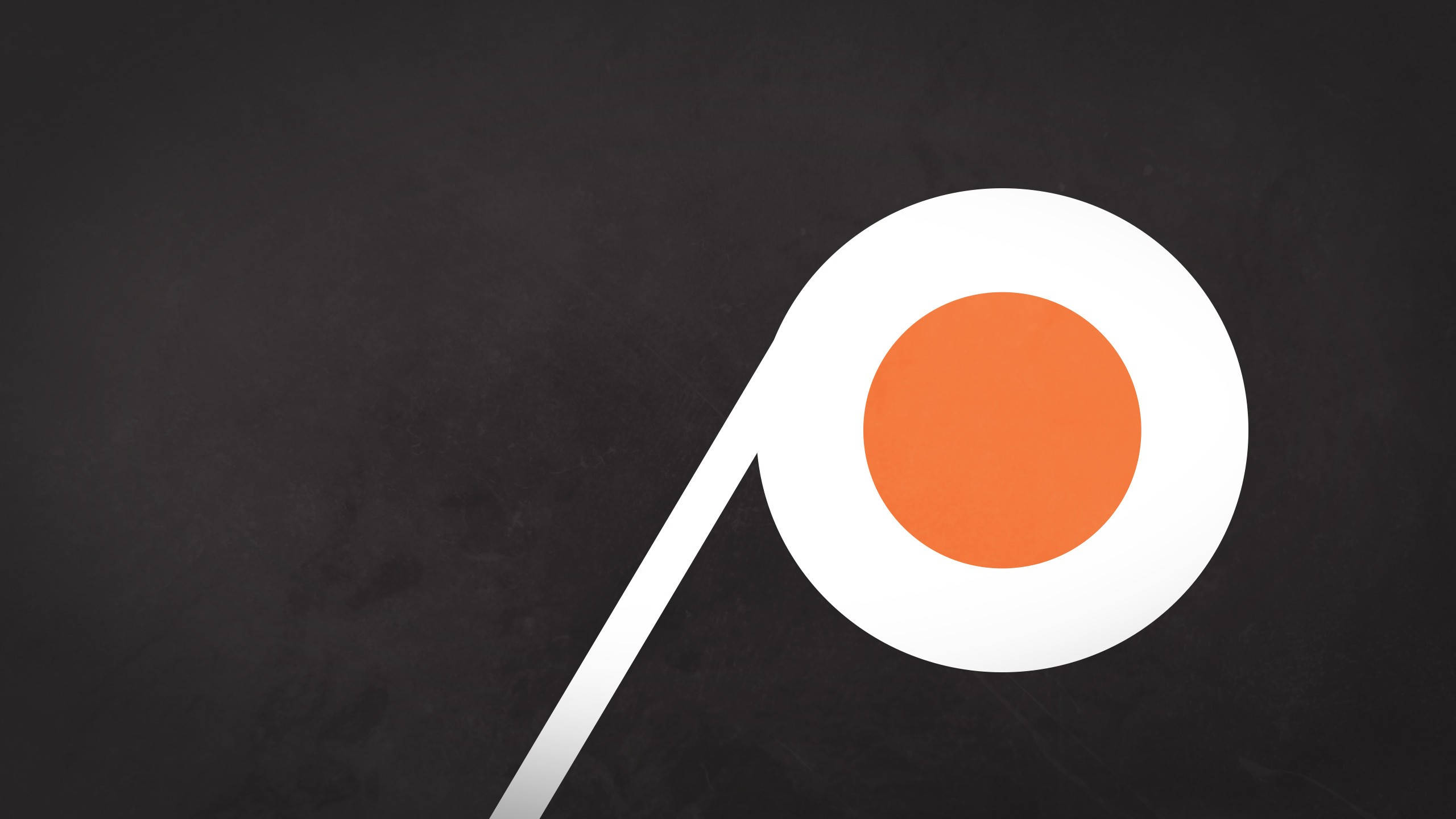 Philadelphia Flyers, white, orange, 2K Desktop Wallpaper