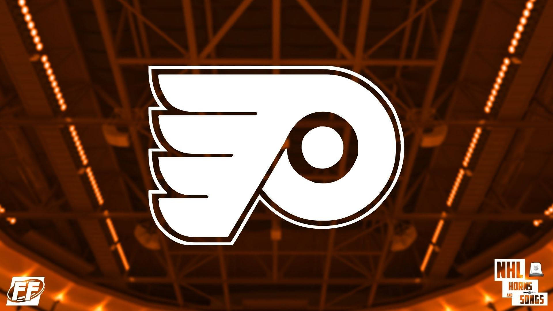 Philadelphia Flyers, White Logo, arena ceiling, Full HD Desktop Wallpaper