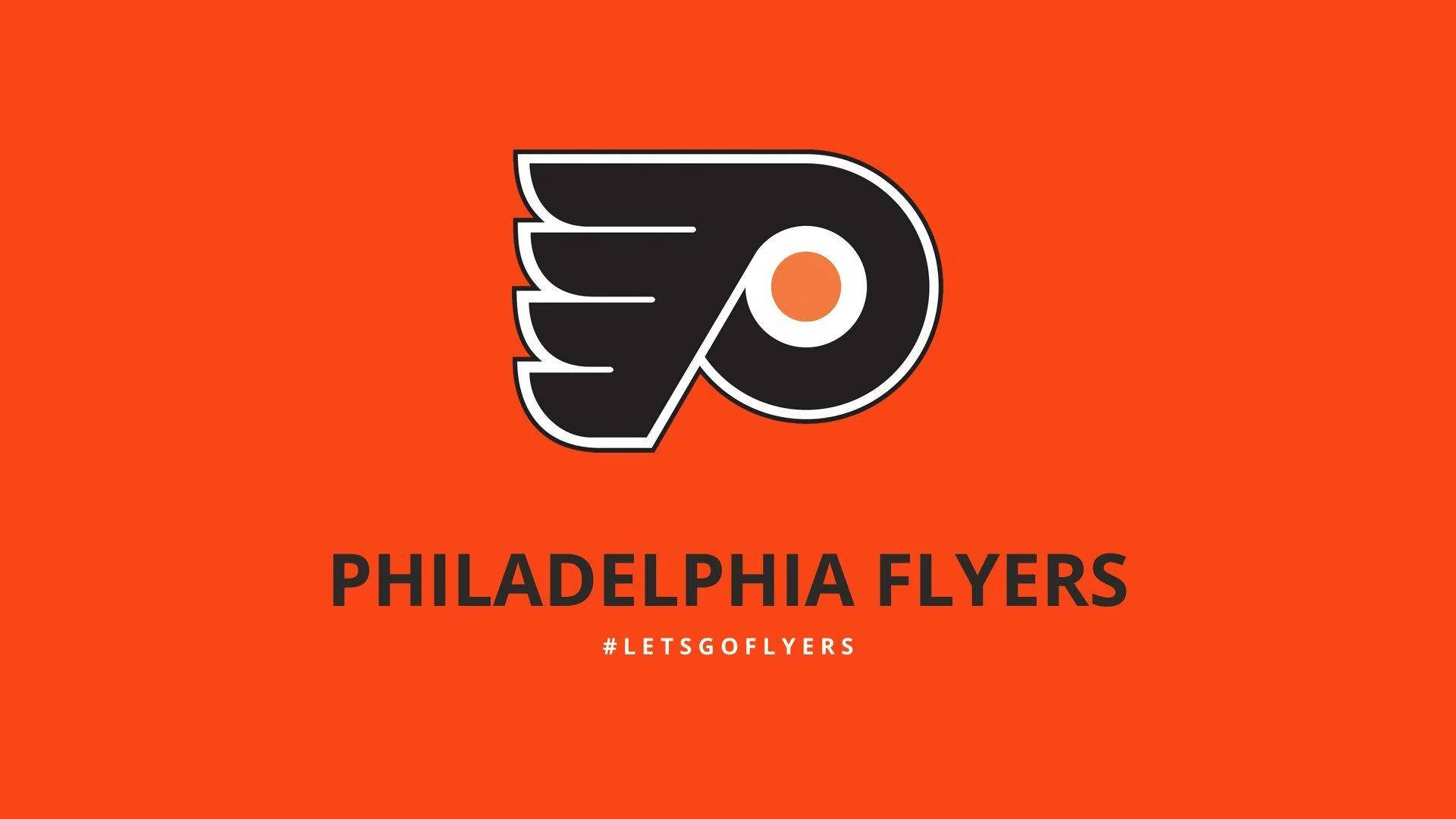 Philadelphia Flyers, orange, logo, Full HD Desktop Wallpaper