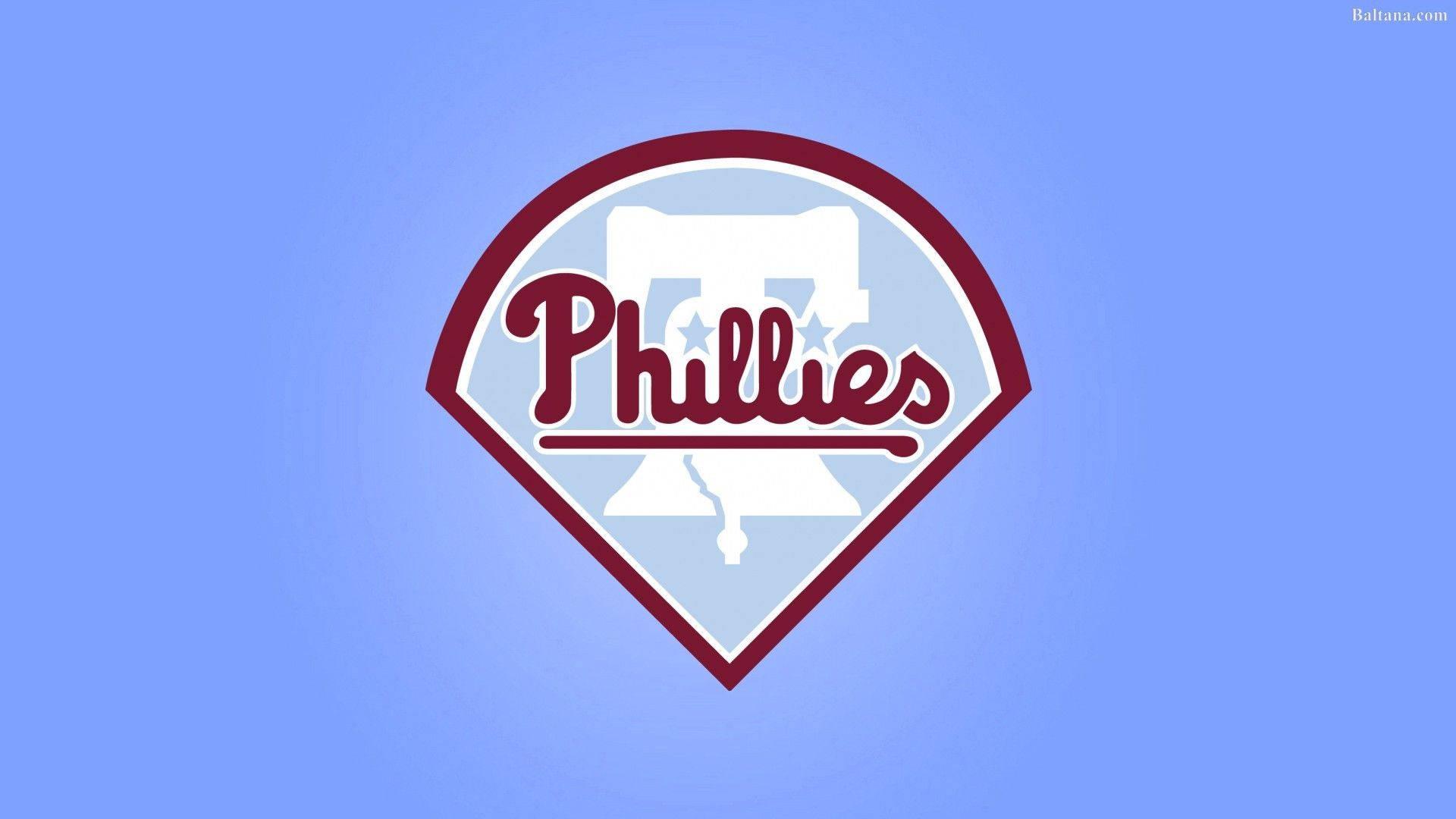 Philadelphia Phillies, maroon, white, Full HD Desktop Wallpaper