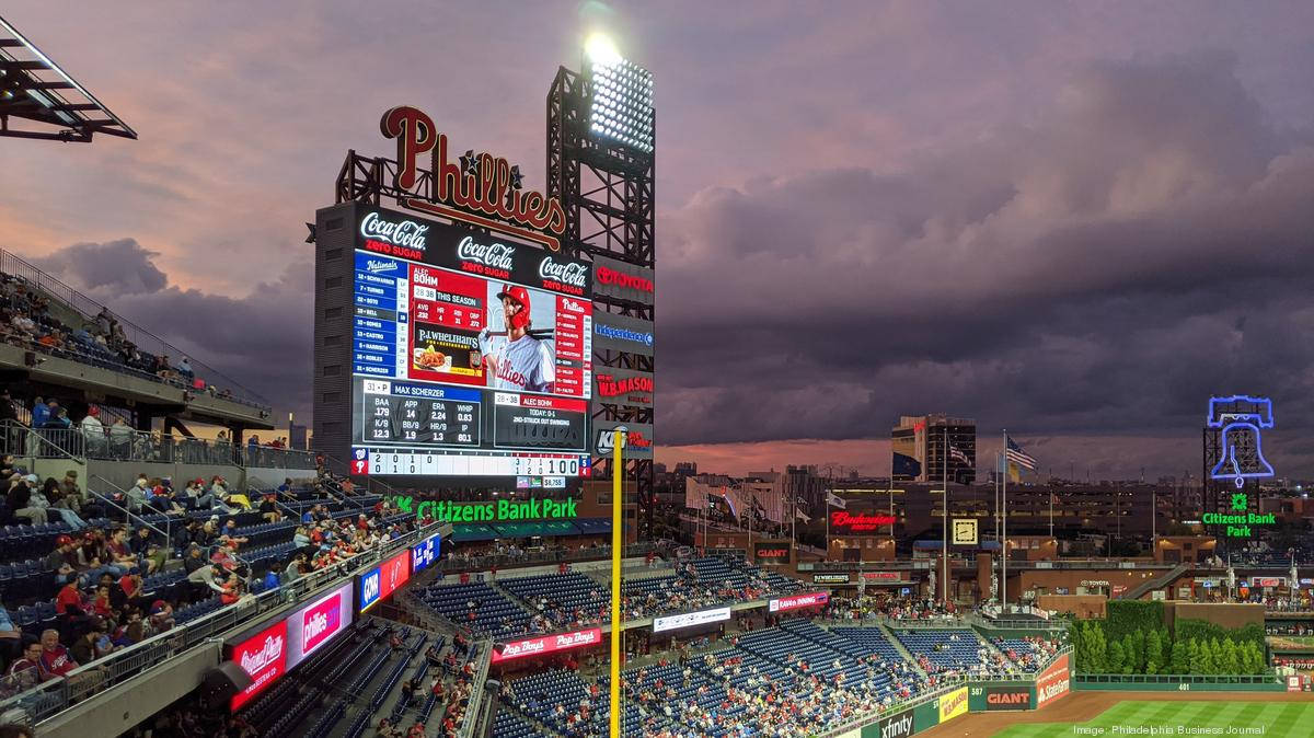 Philadelphia Phillies, baseball stadium, massive scoreboard, SD Desktop Wallpaper