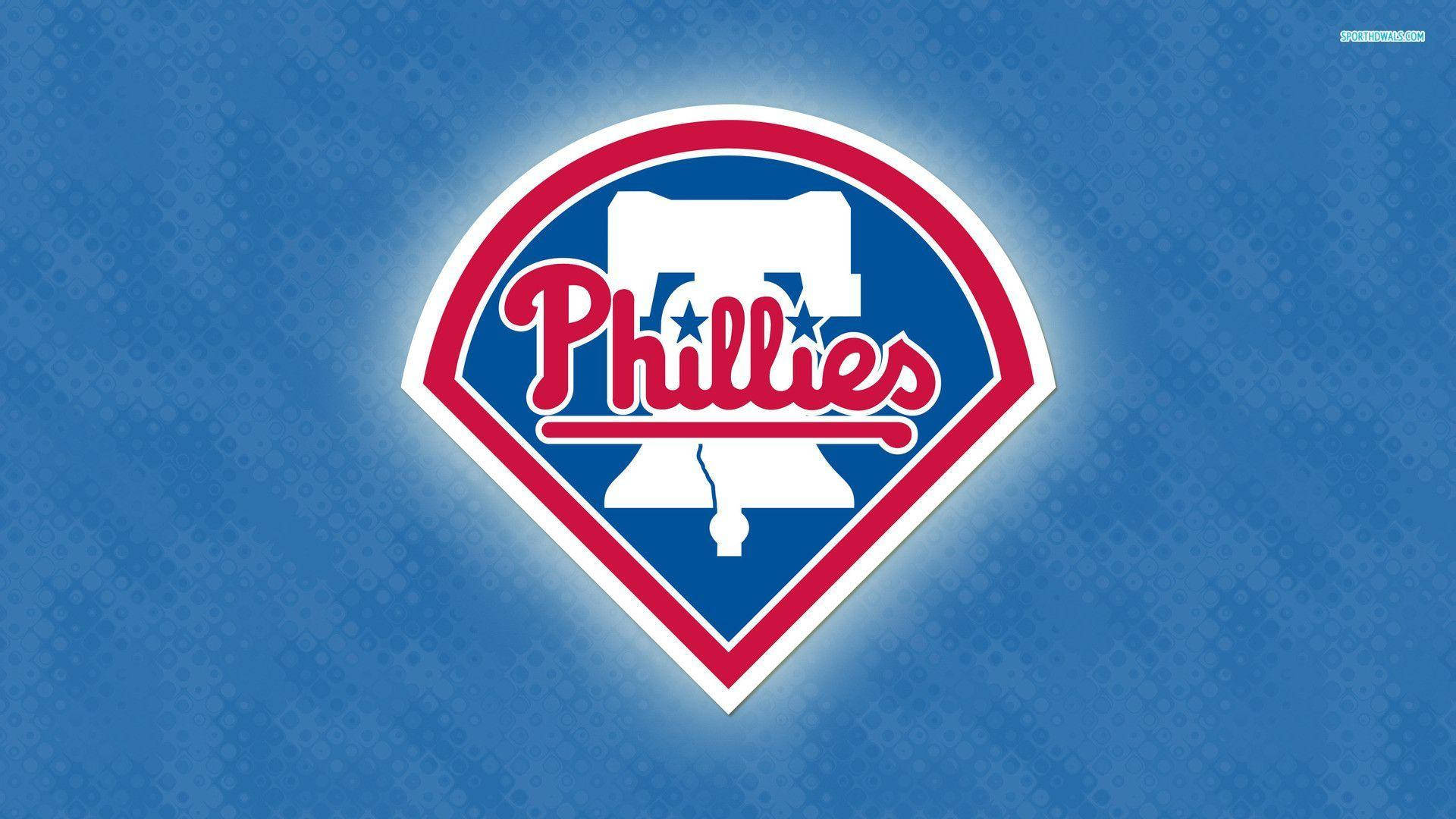 Philadelphia Phillies, baseball team logo, red white and blue, Full HD Desktop Wallpaper