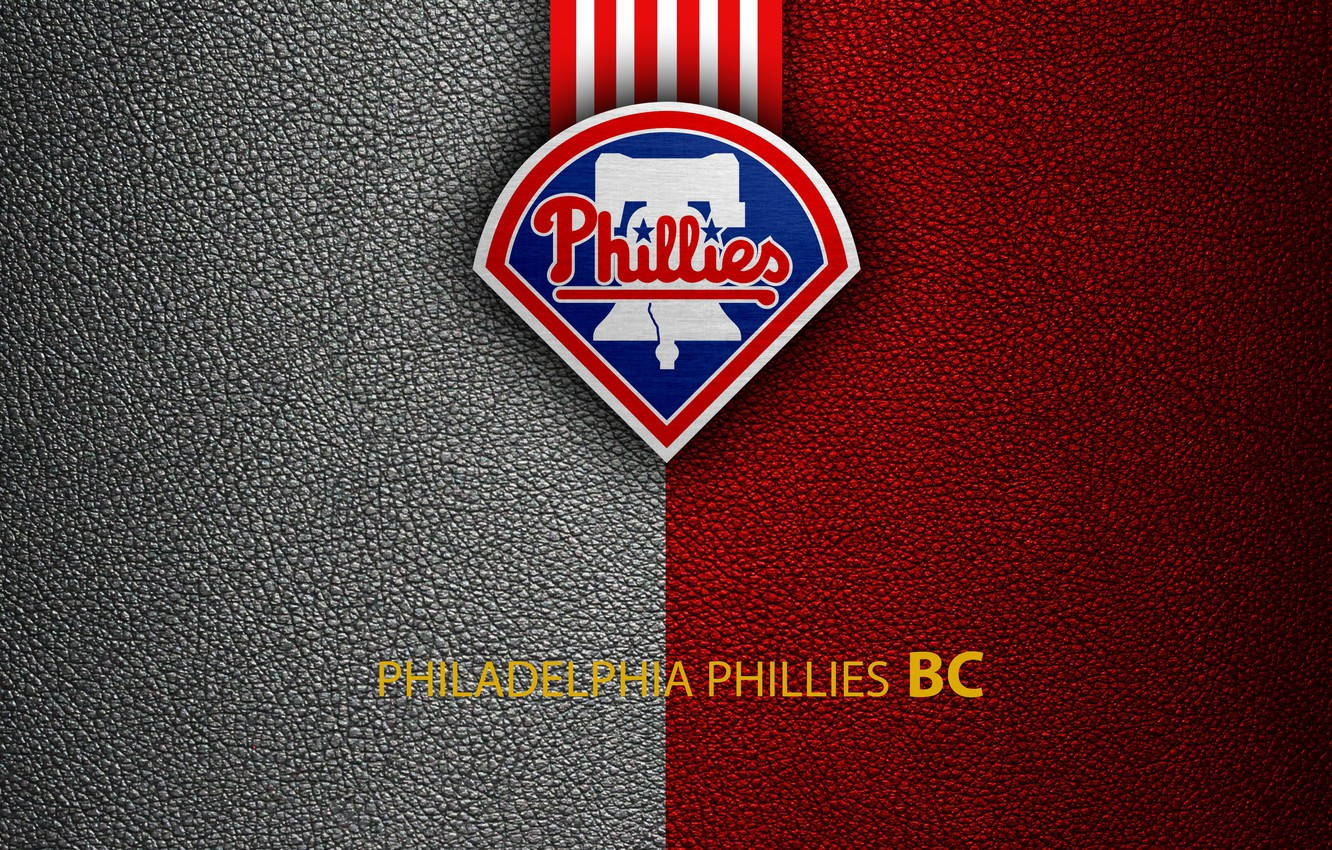 Philadelphia Phillies, red and gray, baseball logo, HD Desktop Wallpaper