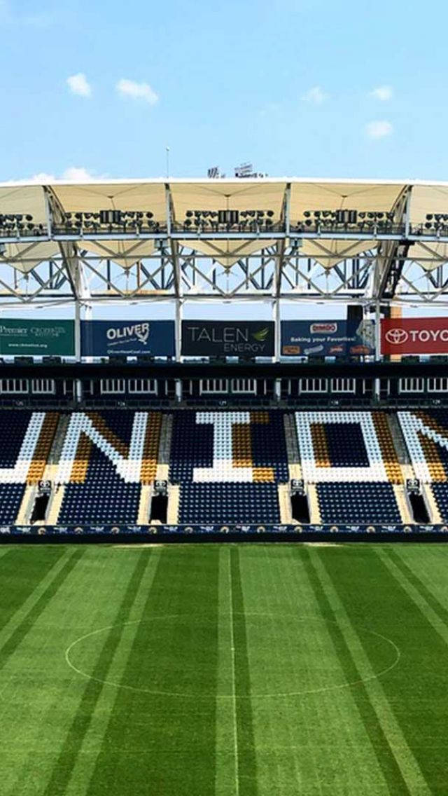 Philadelphia Union, soccer field, stadium, SD Phone Wallpaper