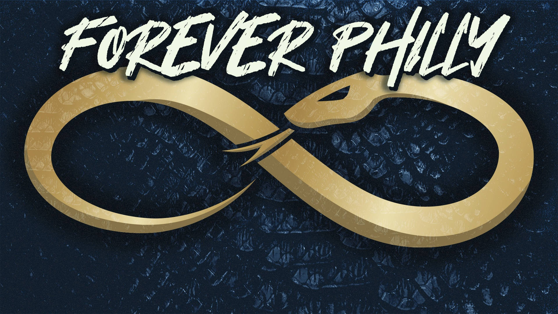 Philadelphia Union, golden infinity symbol, snake head, Full HD Desktop Wallpaper