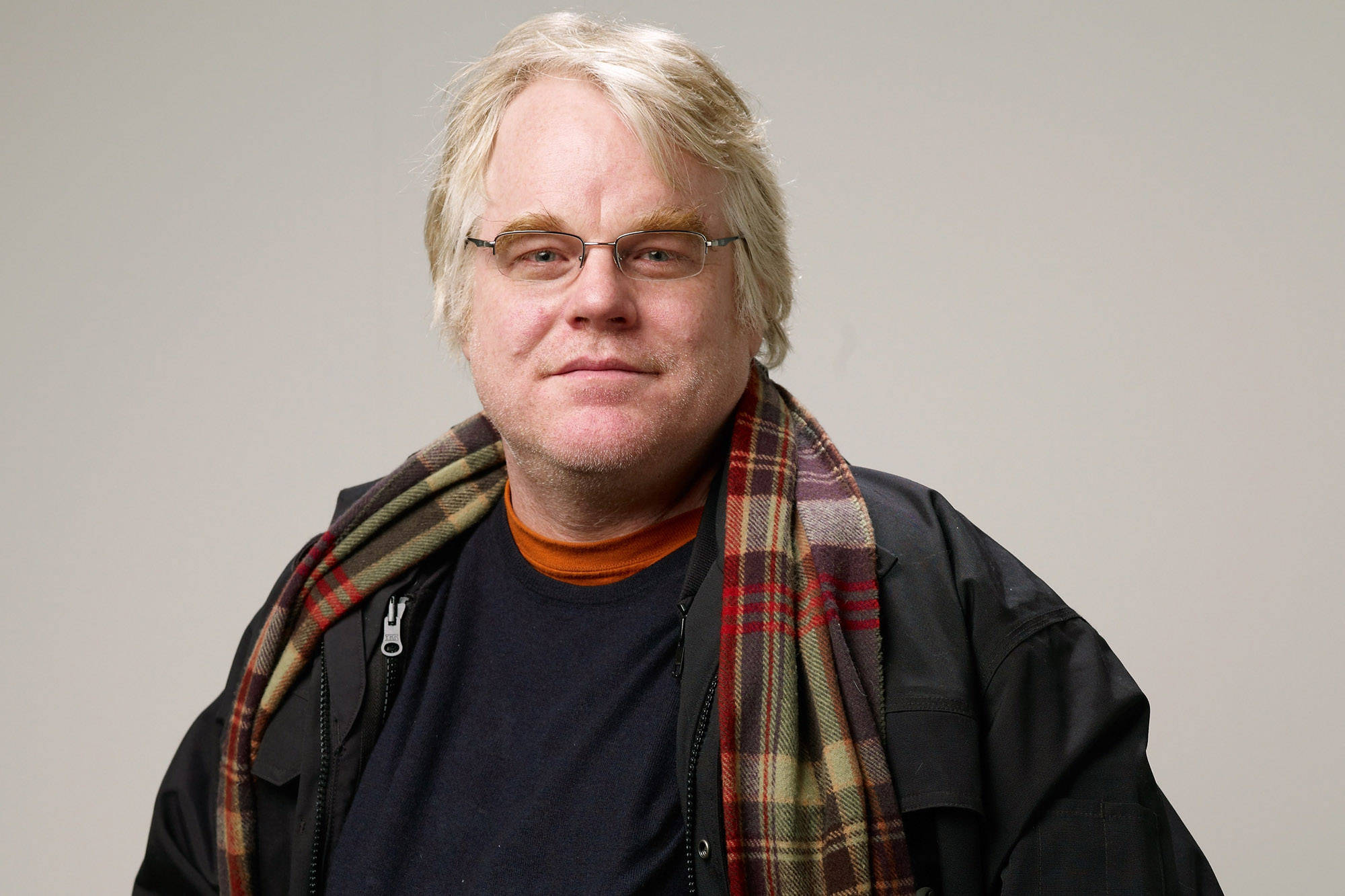 Philip Seymour Hoffman, 2012 Sundance Film Festival, plaid scarf, Full HD Desktop Wallpaper
