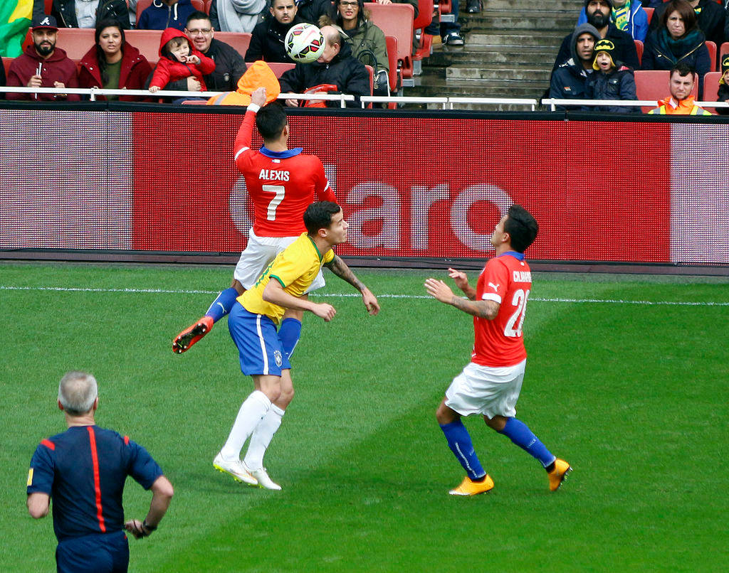 Philippe Coutinho, yellow, red, SD Desktop Wallpaper