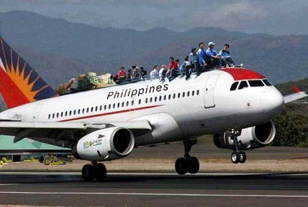 Philippine Airlines, jet, runway, SD Desktop Wallpaper