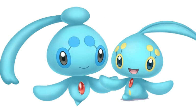 Phione, blue, long ears, SD Desktop Wallpaper