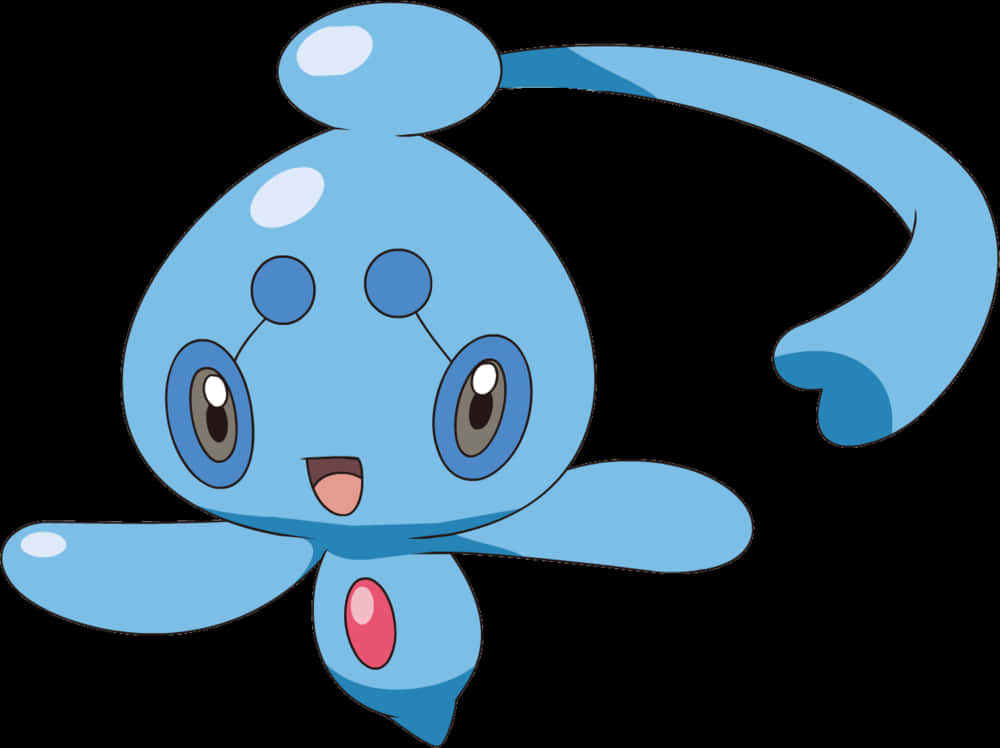 Phione, blue, cartoon, SD Desktop Wallpaper