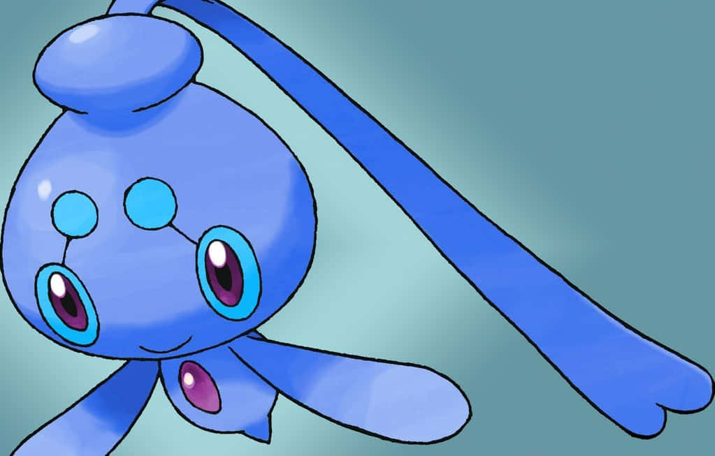 Phione, blue, large eyes, SD Desktop Wallpaper